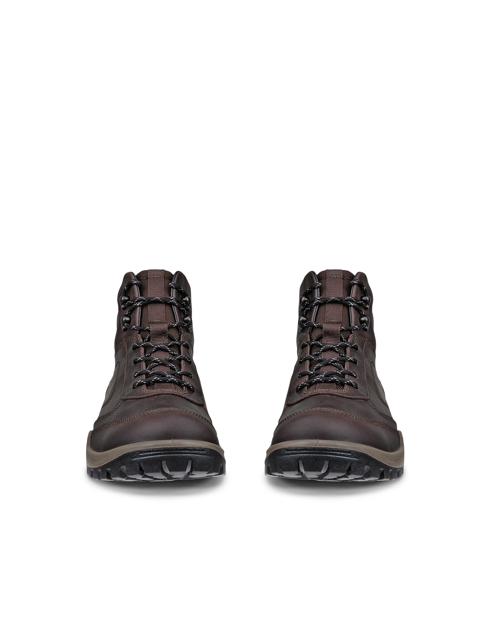 Men's ECCO® XPEDITION III Nubuck Waterproof Mid-Cut Outdoor Boot - Brown - Front pair
