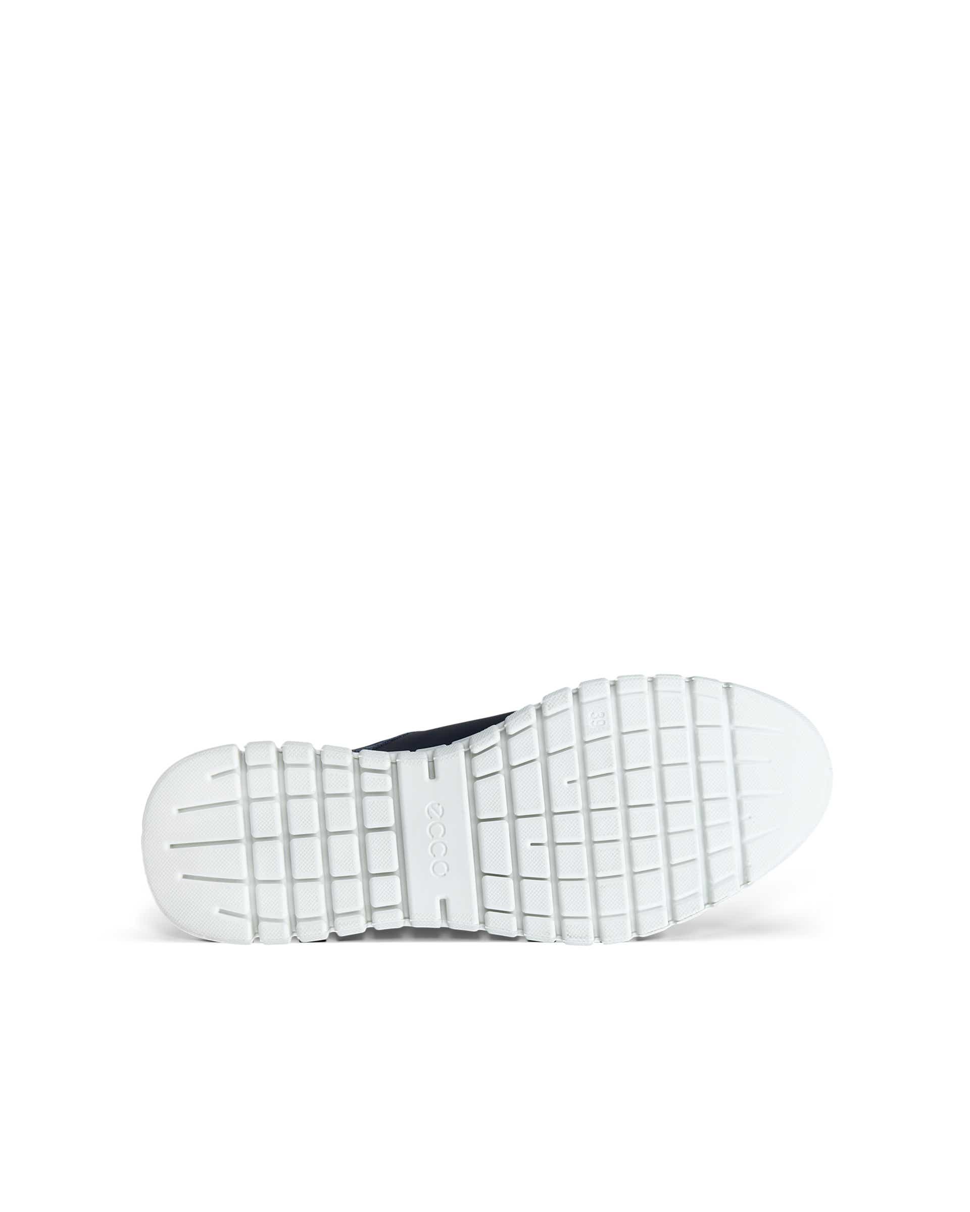 ECCO® GRUUV LITE slip-on sneakers i læder til damer - Blå - Sole