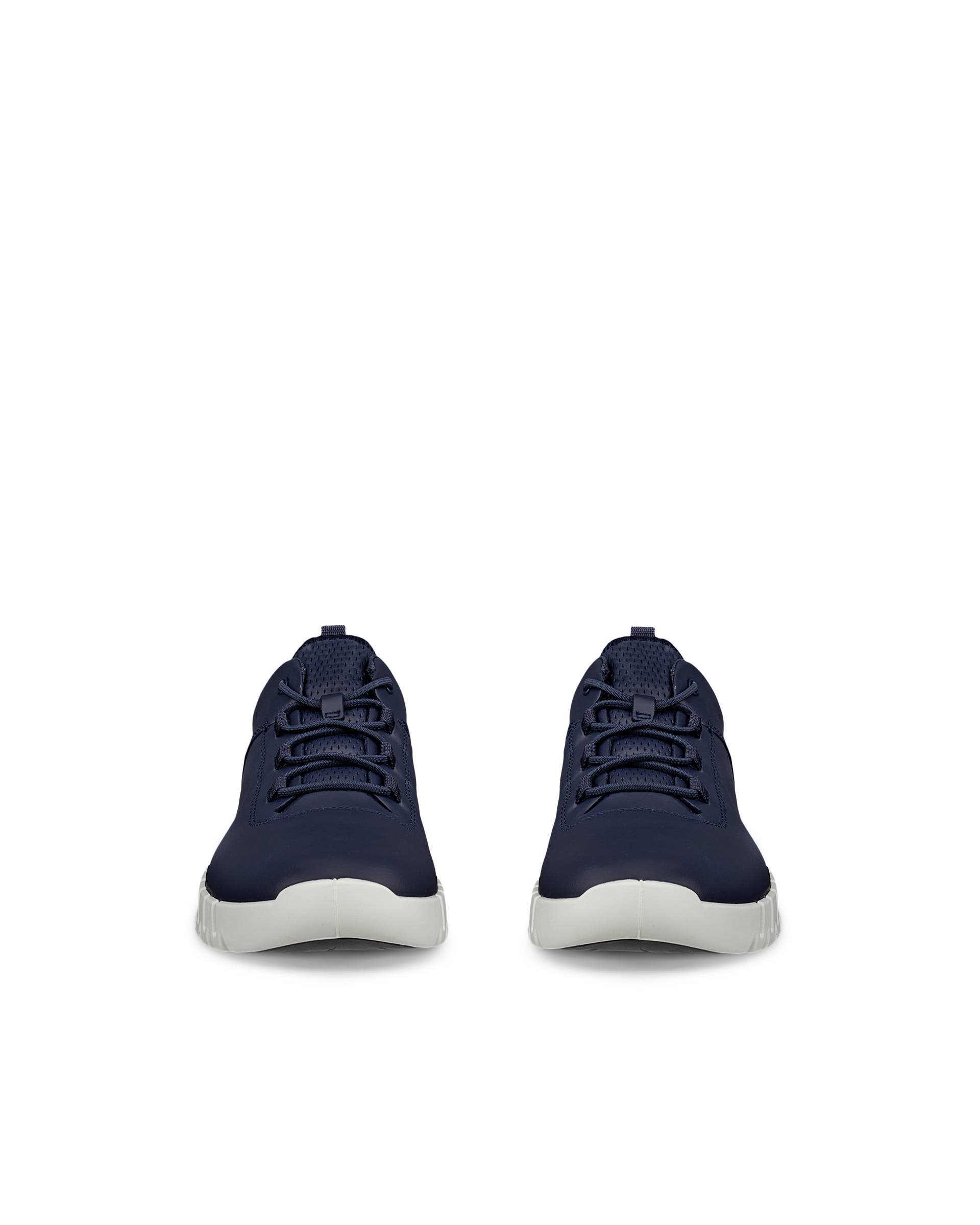 ECCO® Gruuv baskets en cuir pour homme - Bleu - Front pair
