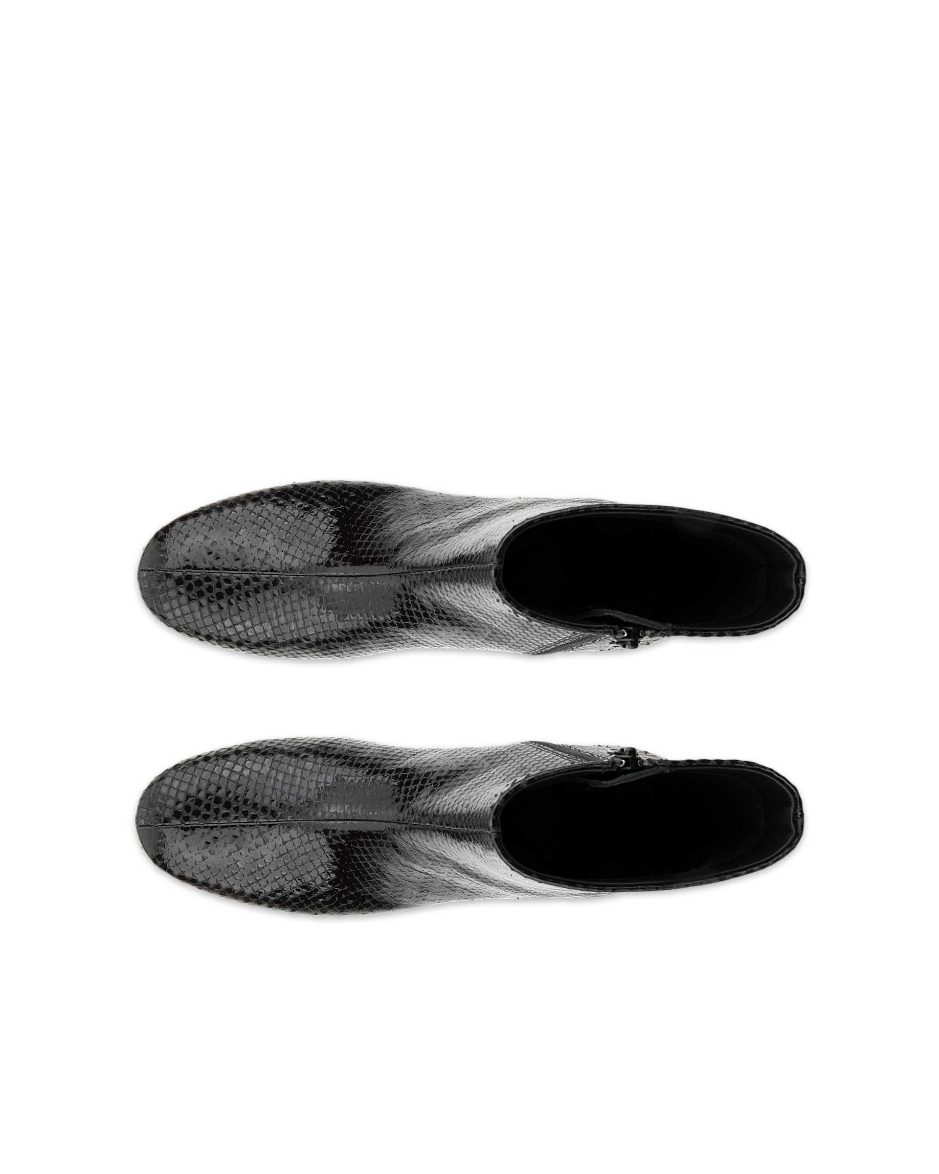 ECCO® LIVA 35 Damen Lederstiefelette mit Absatz - Schwarz - Top left pair