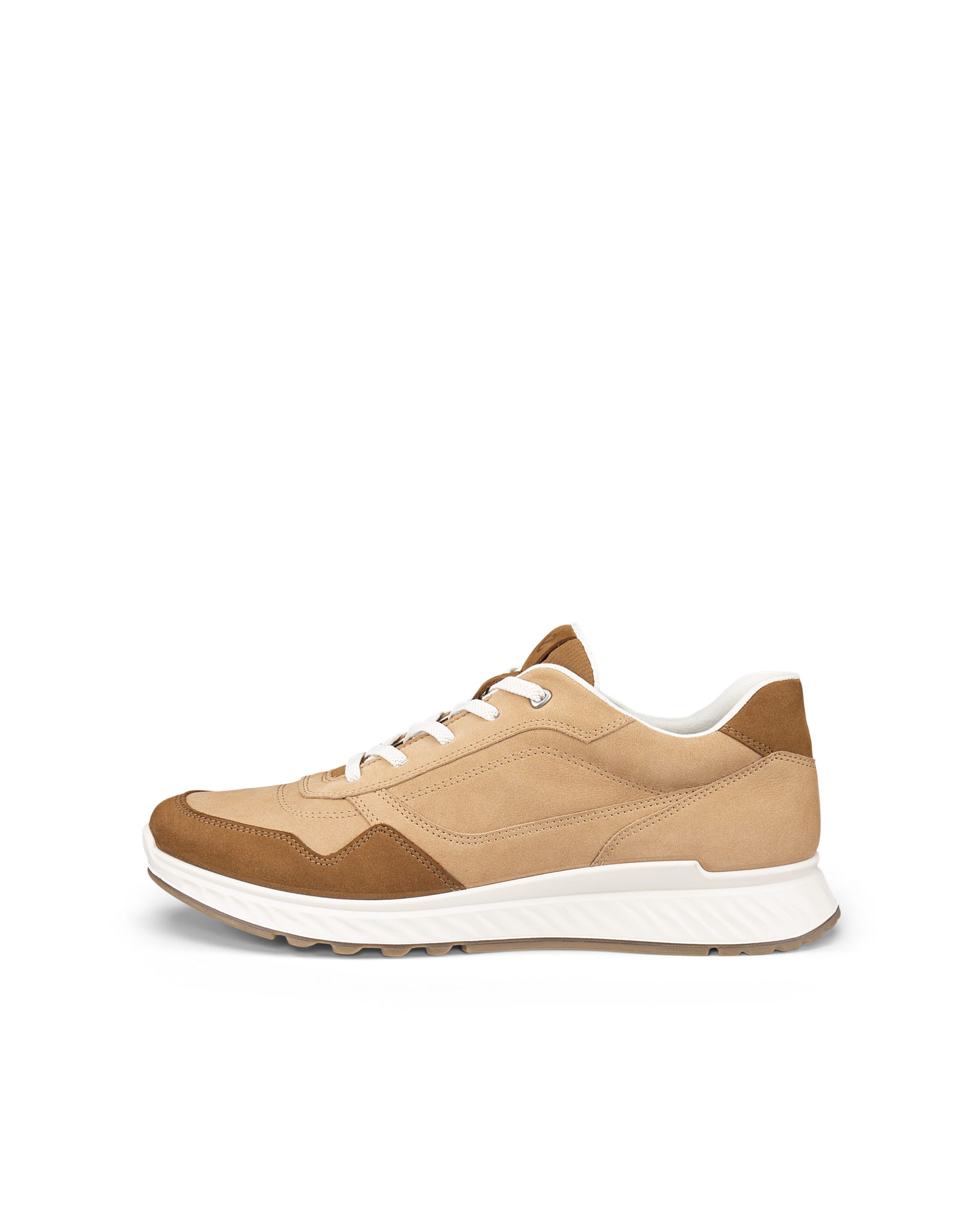 ECCO® EXOSTRIDE baskets en nubuck pour femme - Brun - Outside