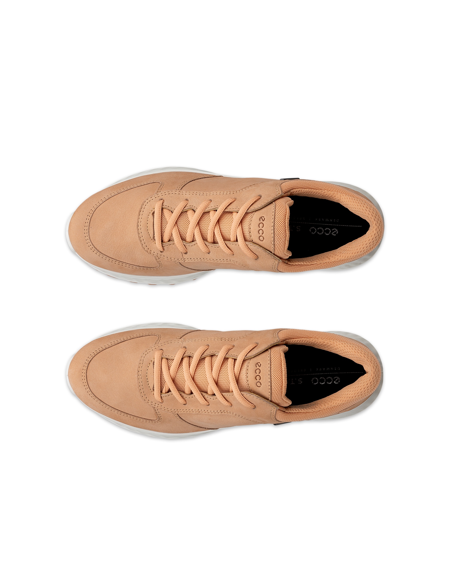 Dámské nubukové outdoorové Gore-Tex tenisky ECCO® Exostride - Hnědá - Top left pair