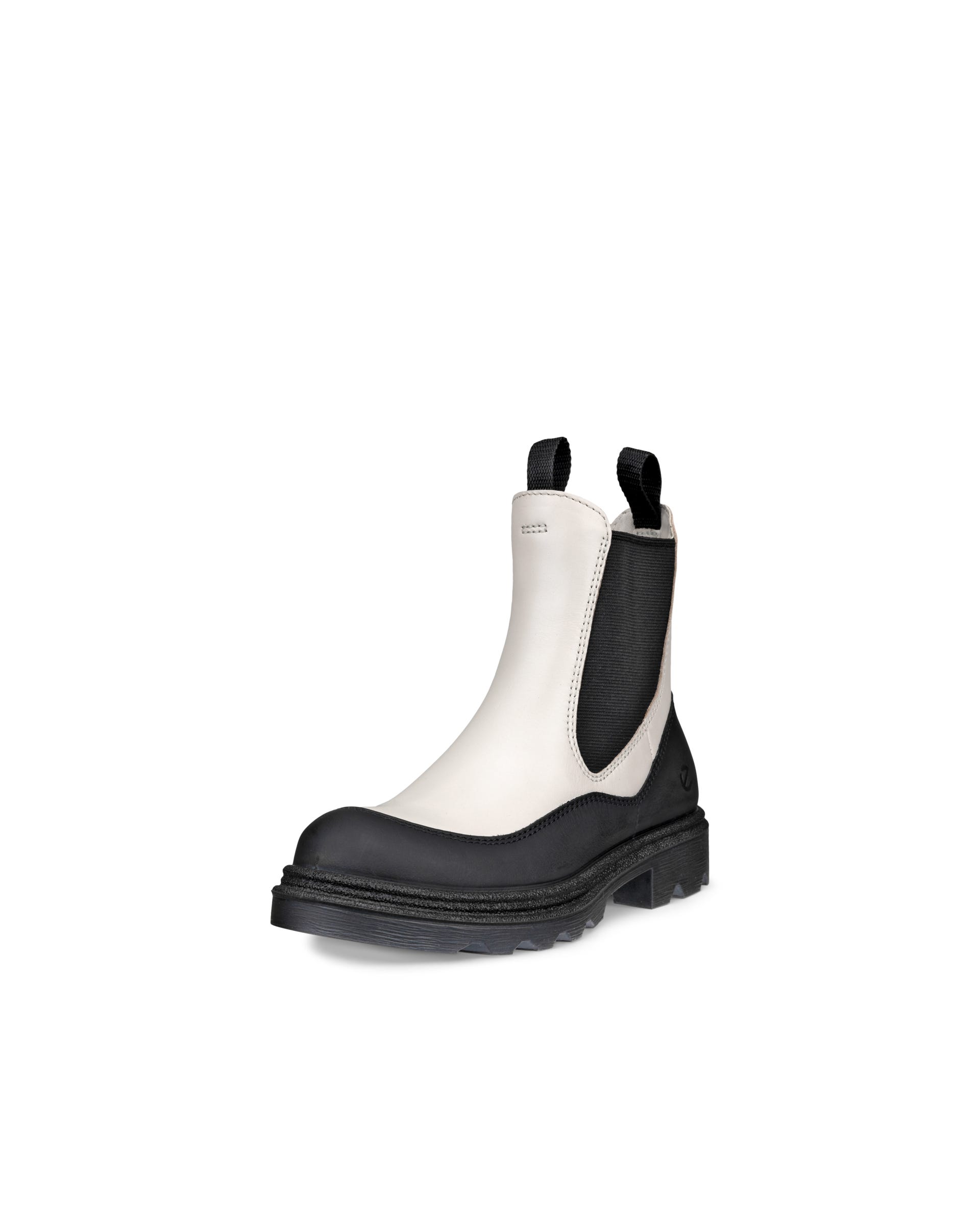 Kids' ECCO® Grainer Leather Chelsea Boot - Grey - Main