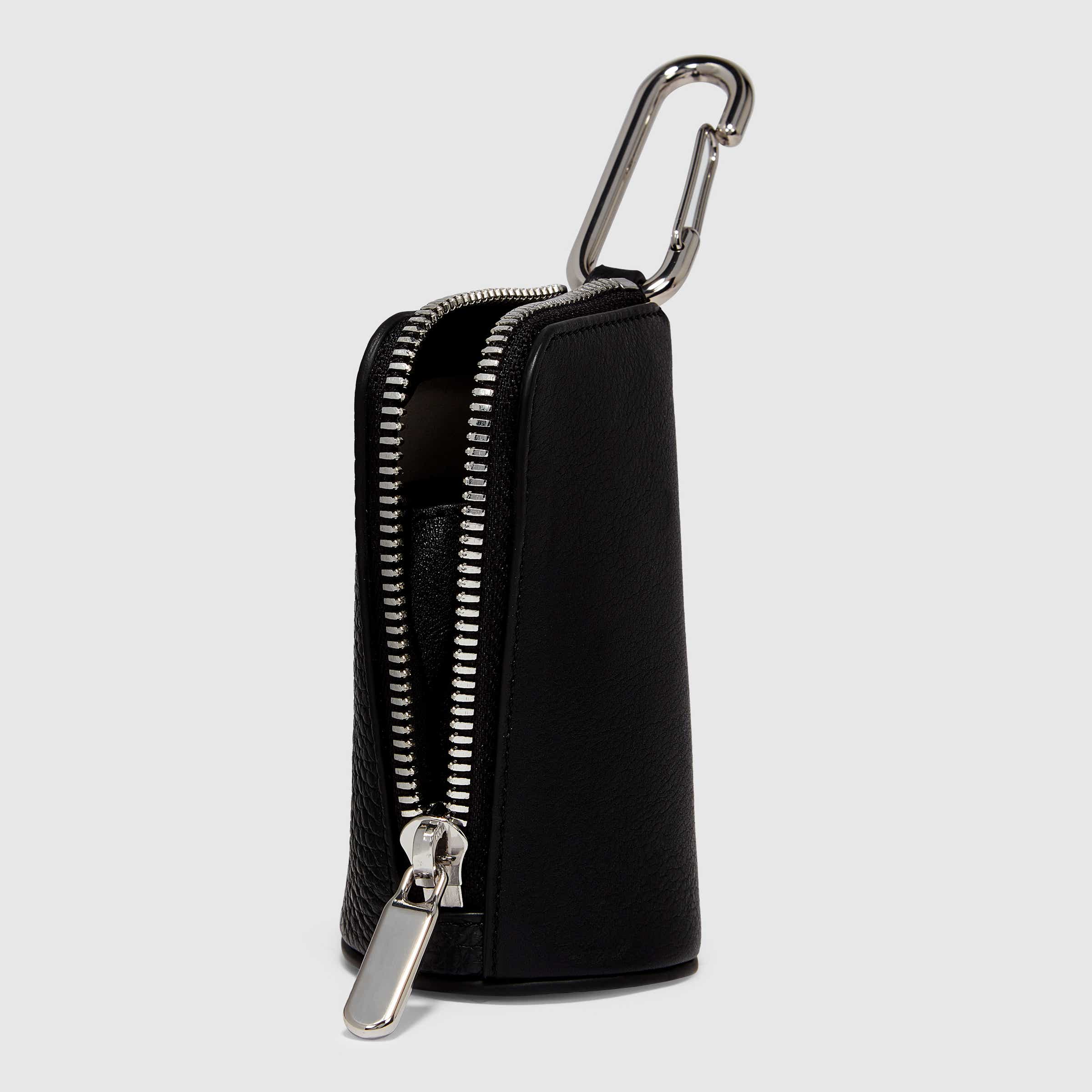 ECCO® Journey Leather Key Pouch - Black - Main