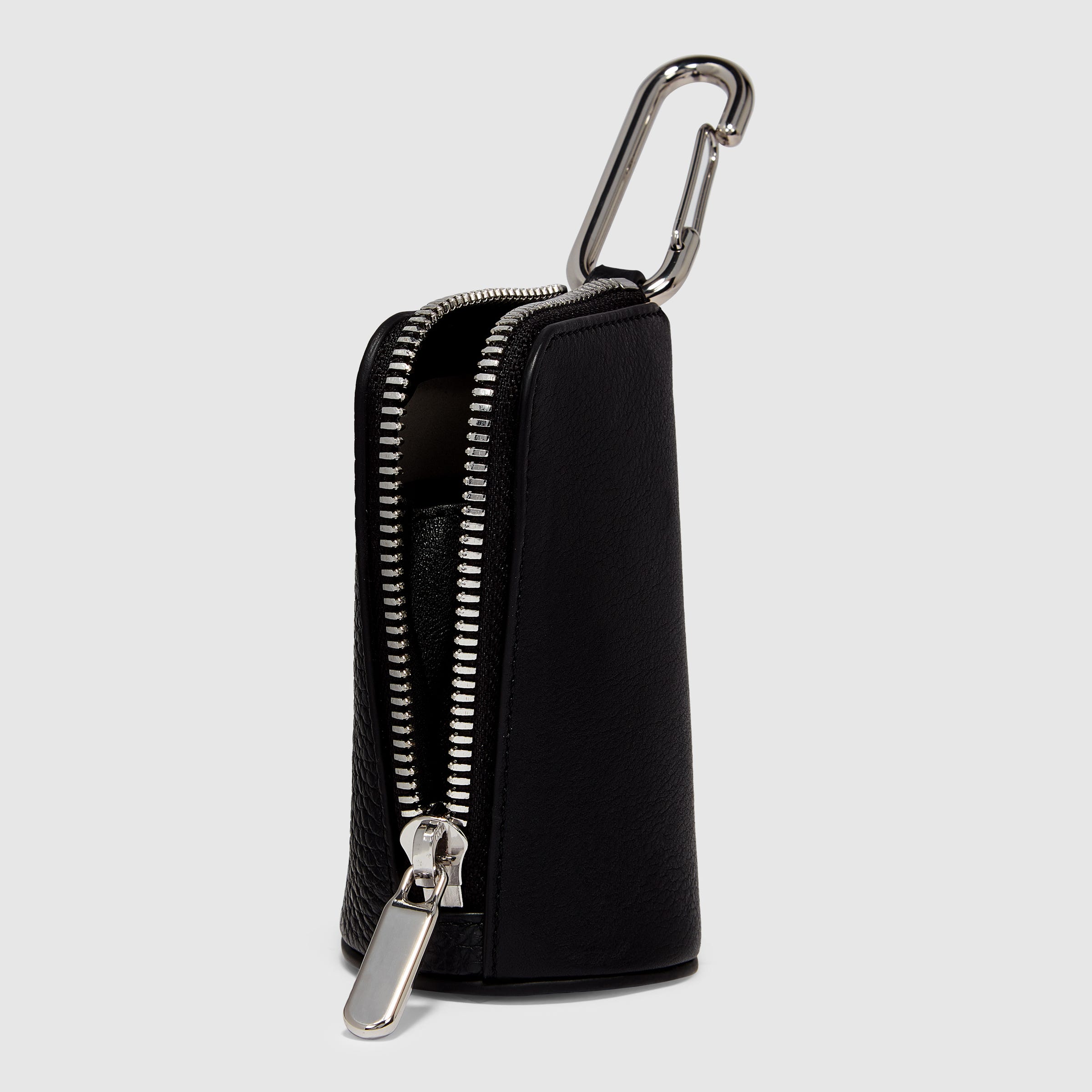 ECCO® Journey Leather Key Pouch - Black - Main