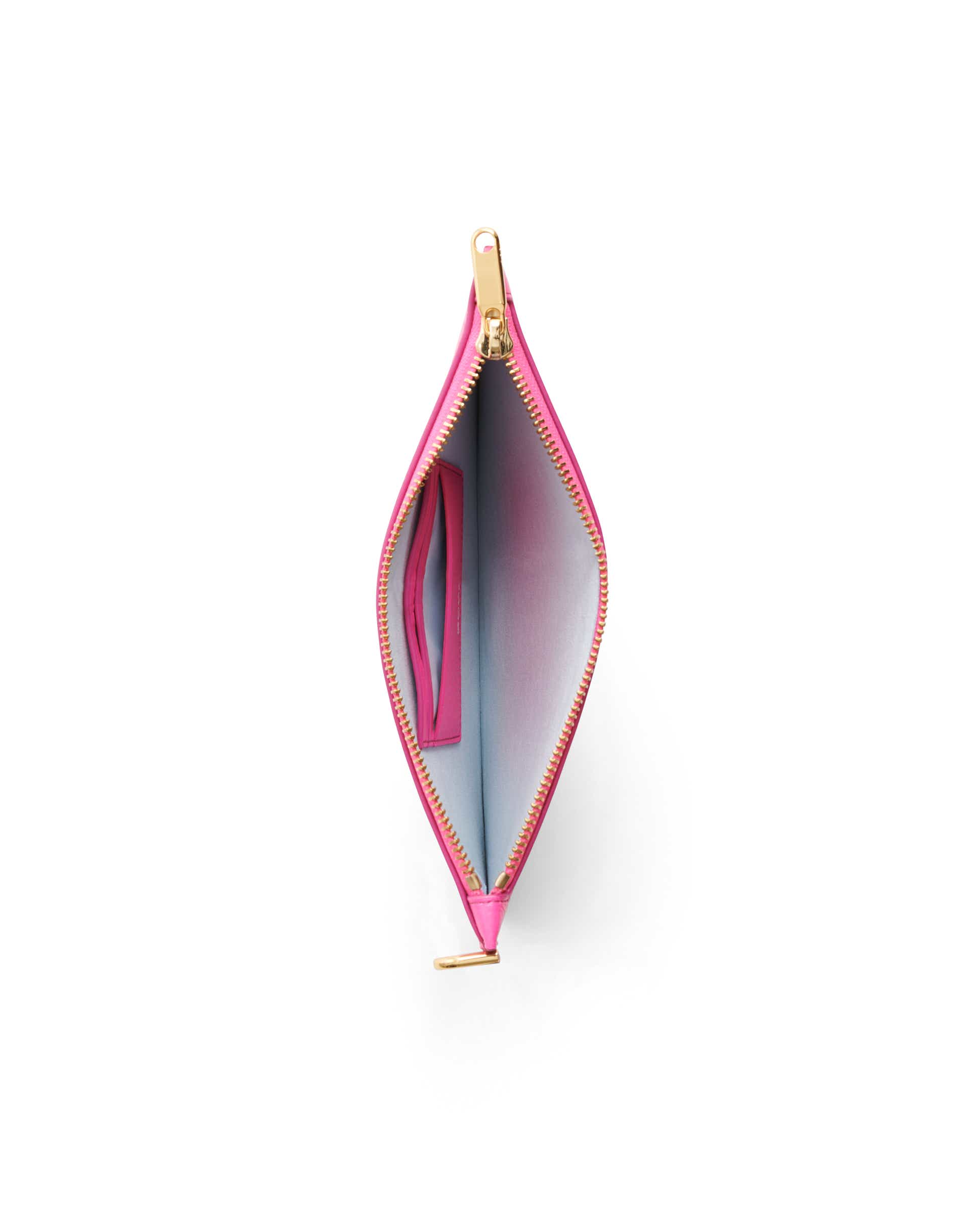 ECCO® Pochette moyenne en cuir - Rose - Birdeye