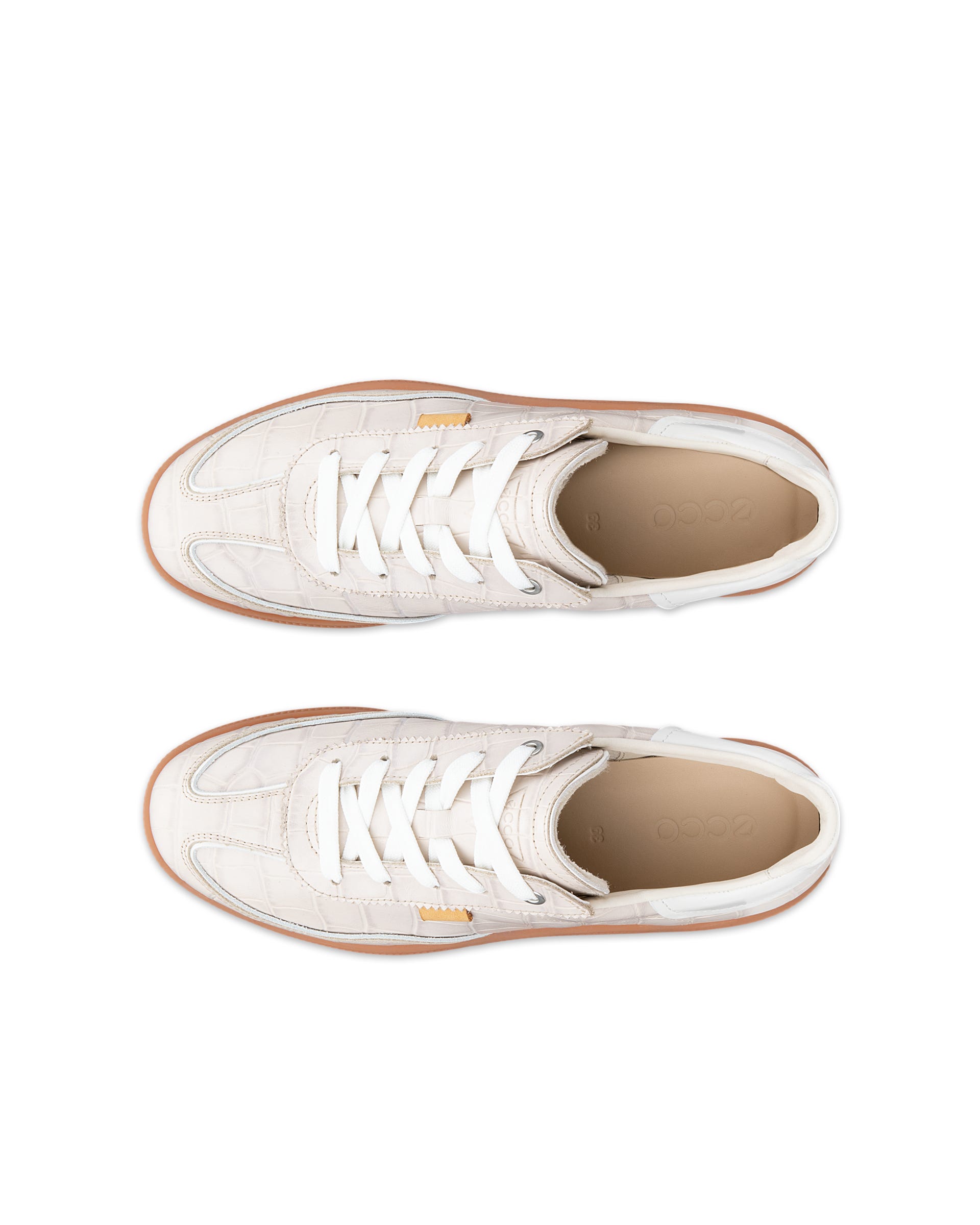 ECCO SOFT 11 WOMEN'S SNEAKER - Beige - Outside