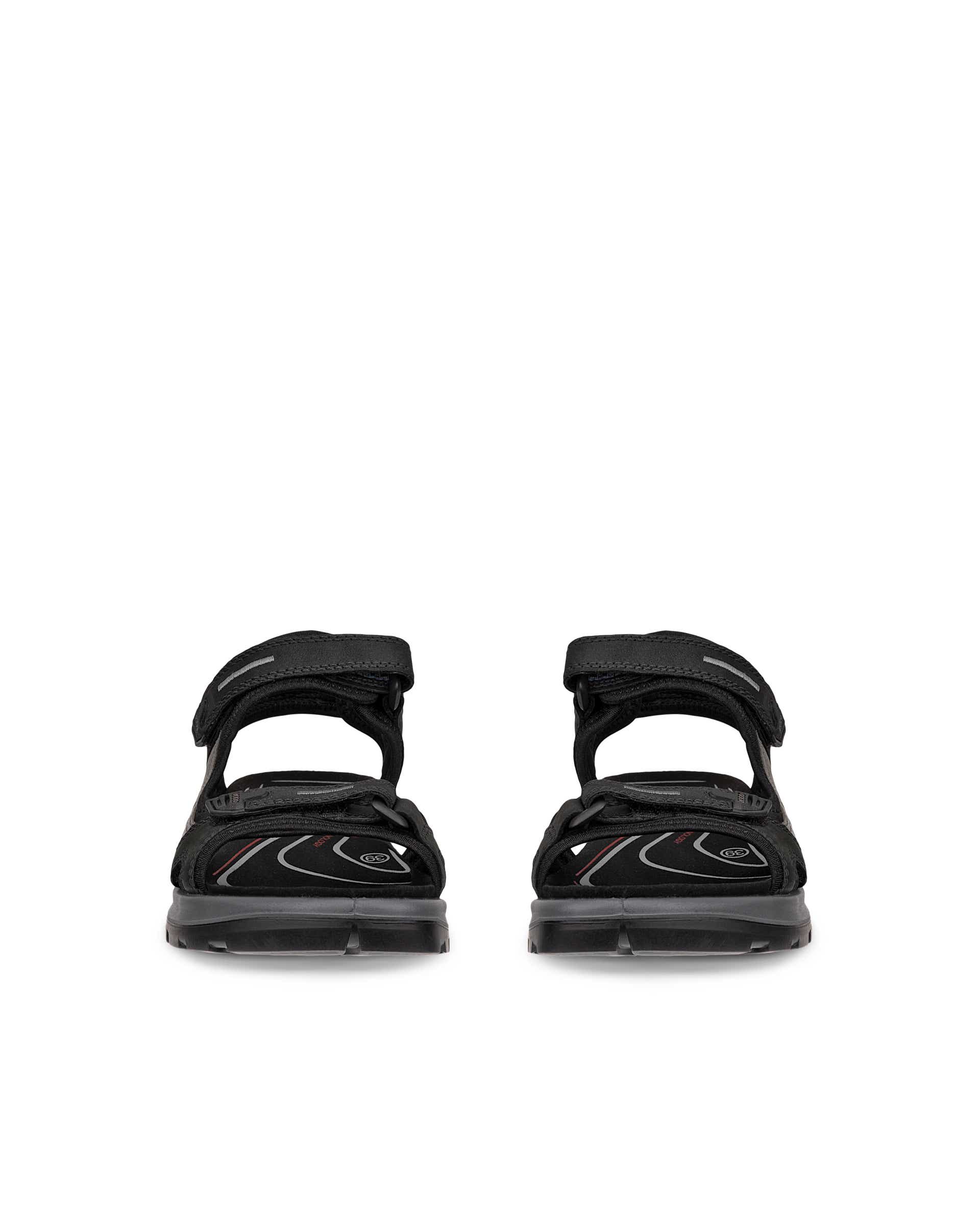 ECCO® Offroad Damen Trekkingsandale aus Nubukleder - Schwarz - Front pair