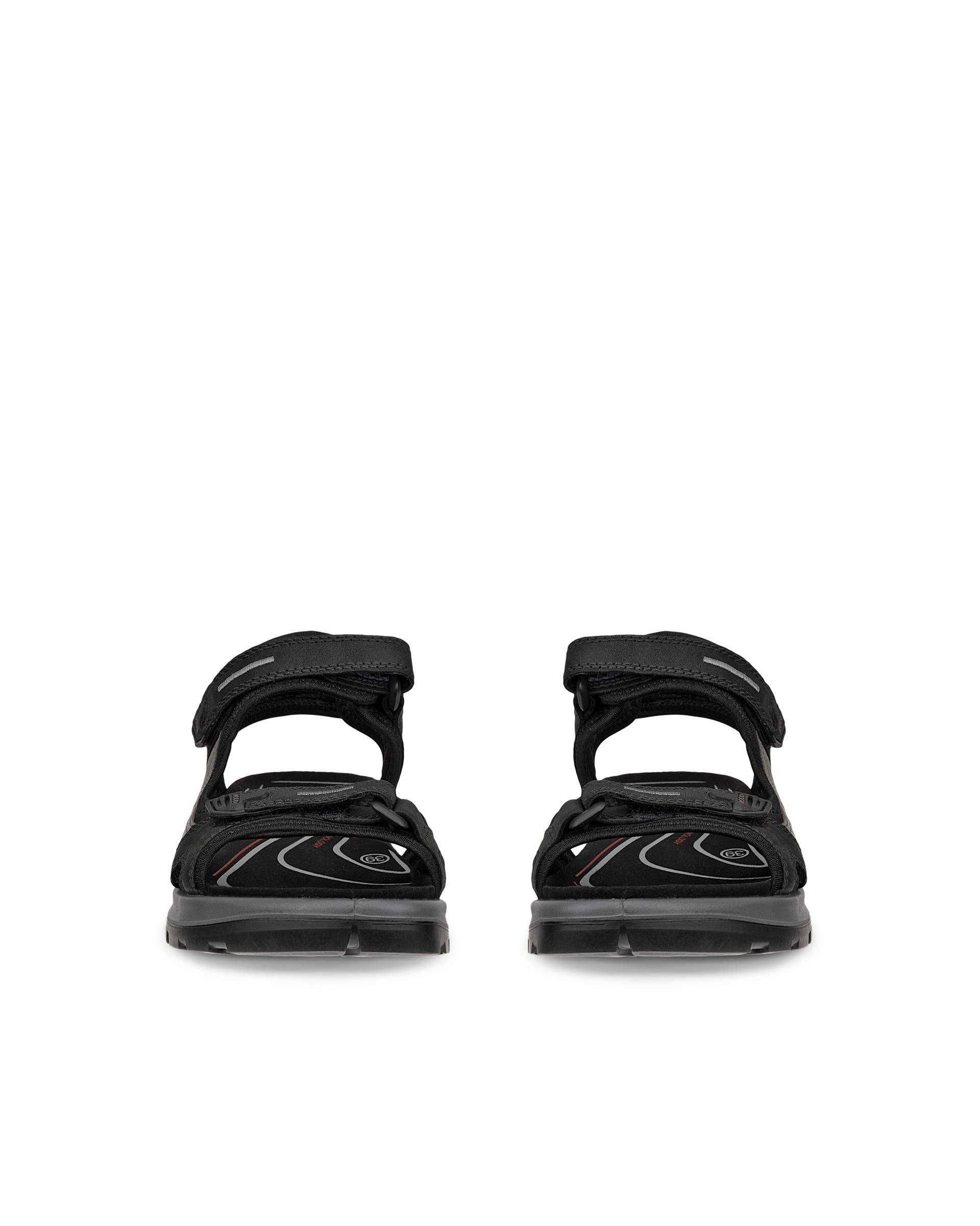 ECCO® Offroad Damen Trekkingsandale aus Nubukleder - Schwarz - Front pair