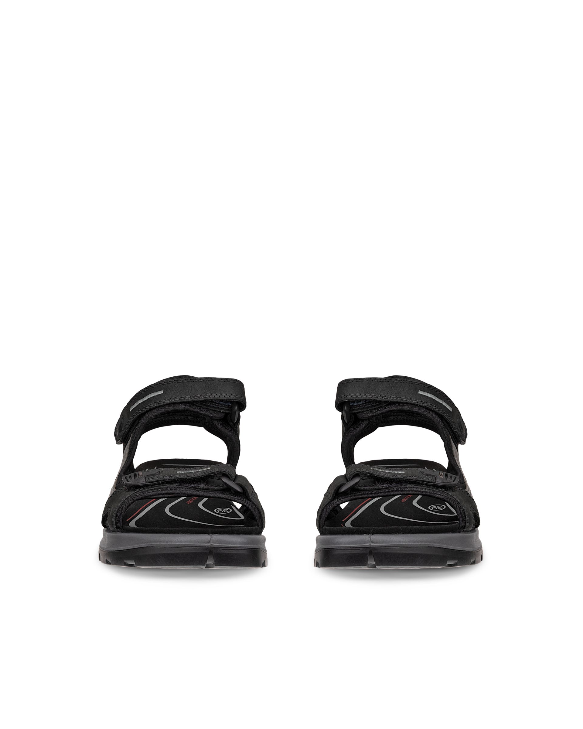 ECCO® Offroad Damen Trekkingsandale aus Nubukleder - Schwarz - Front pair