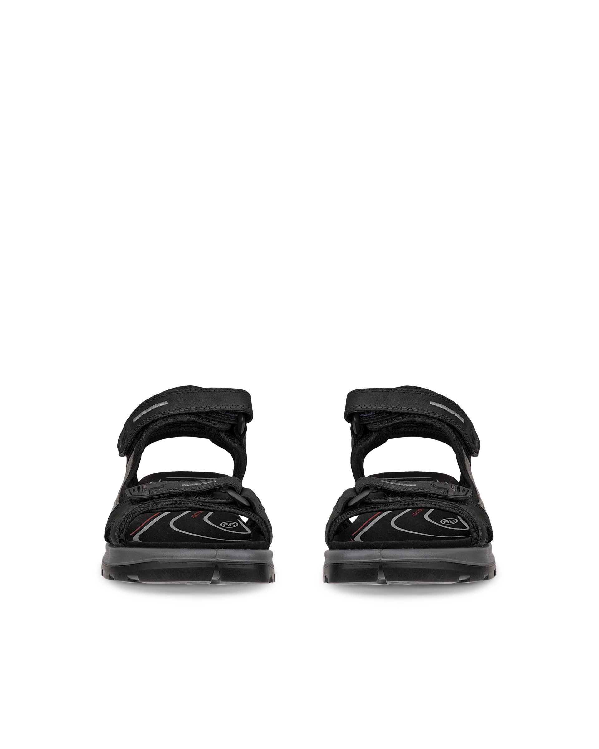 Dámské nubukové outdoorové sandály ECCO® Offroad - Černá - Front pair