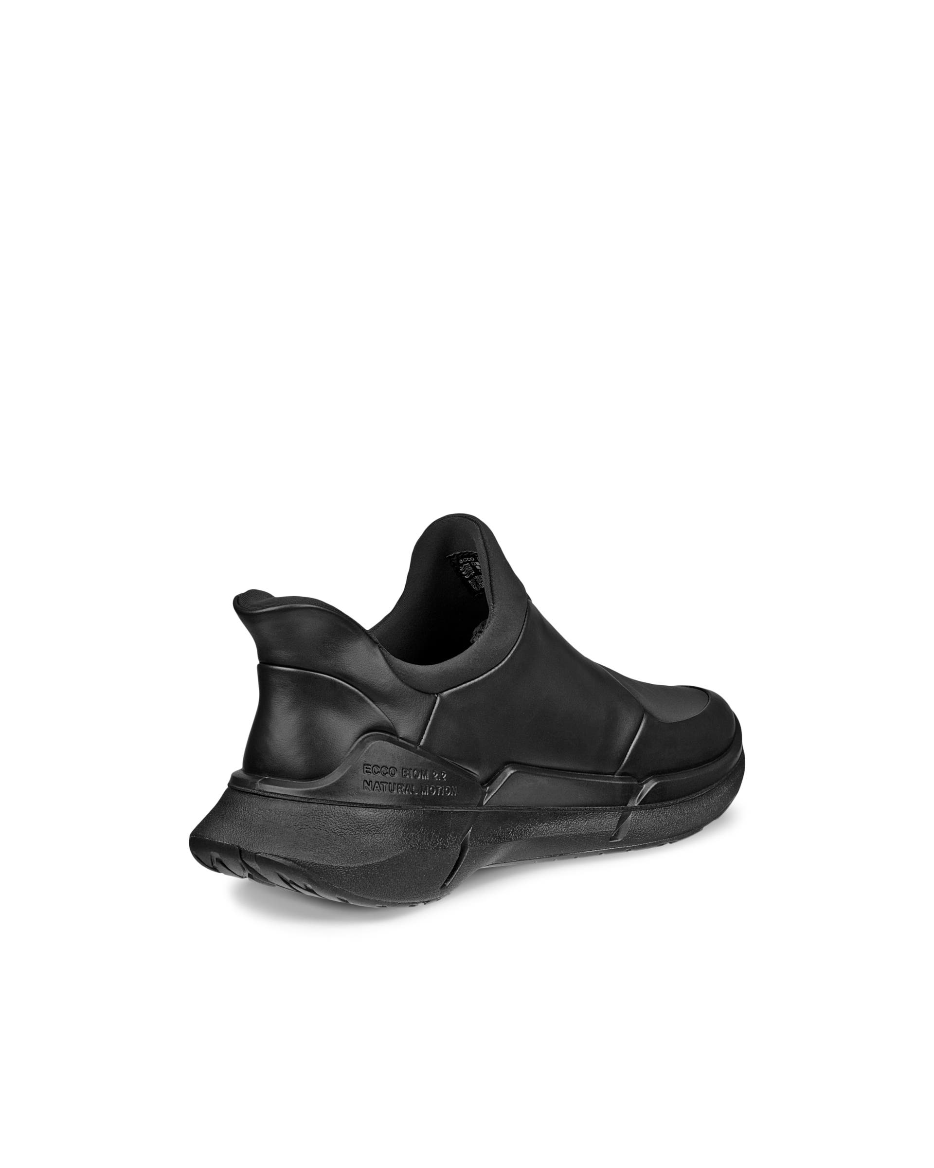 ECCO BIOM 2.2 ウィメンズ レザースニーカー - ブラック - Back