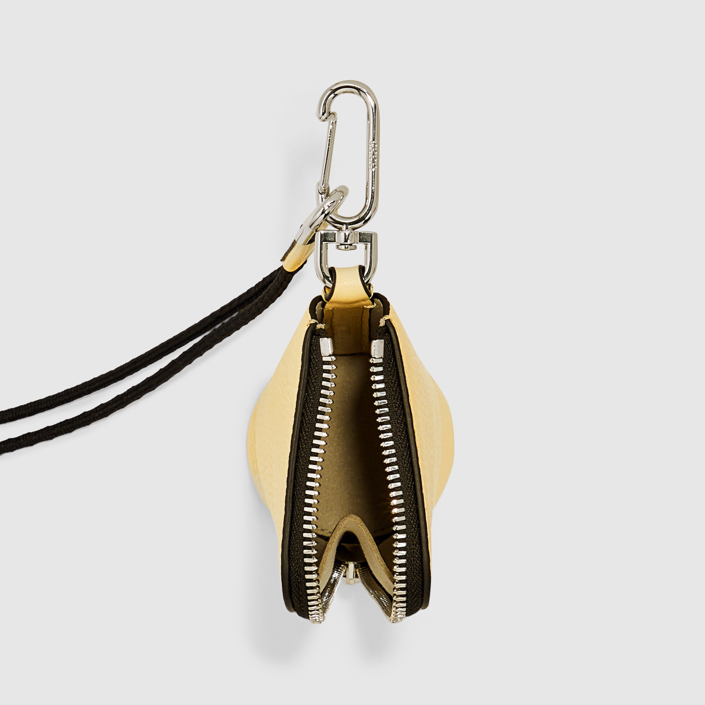 ECCO® Textureblock Leather Pouch Bag - Yellow - Birdeye