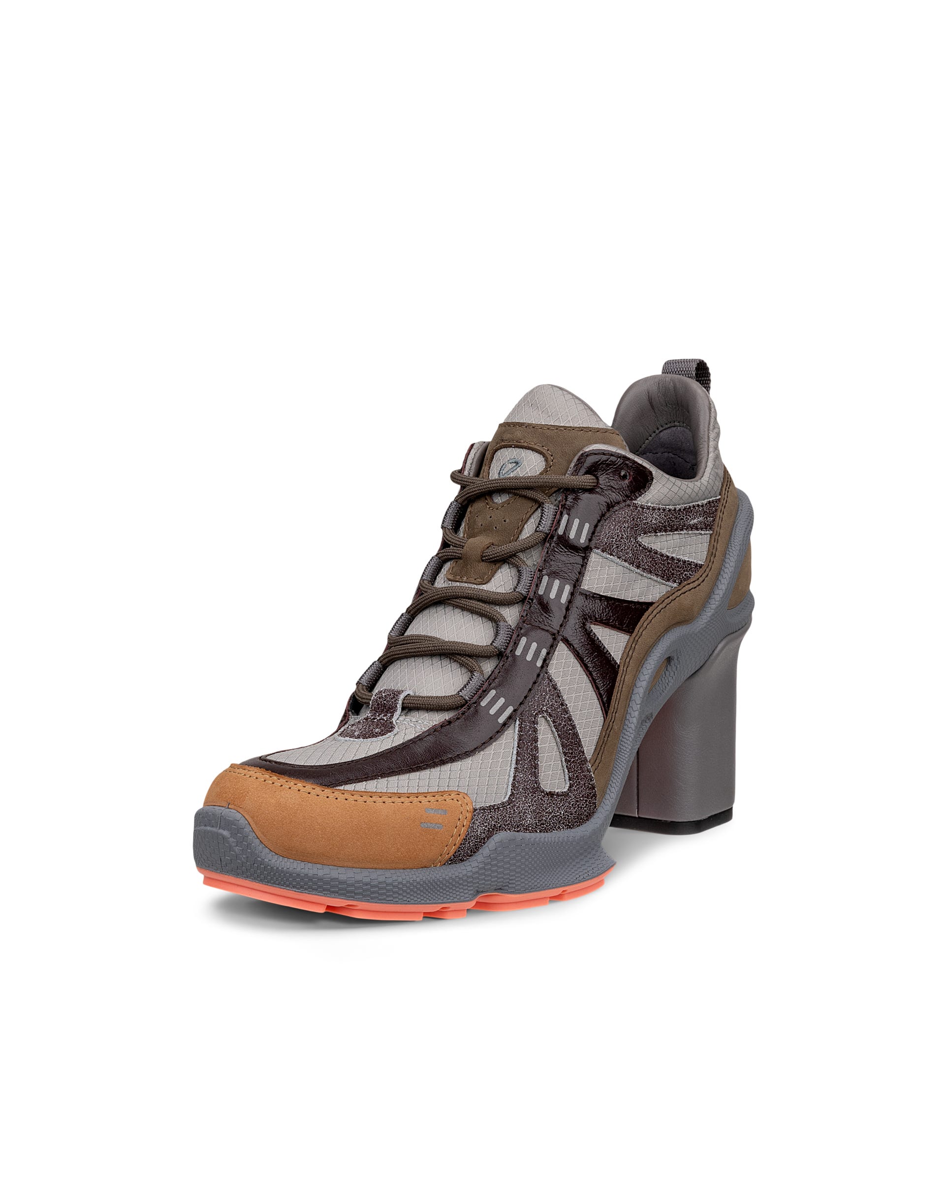 ECCO BIOM C 65 ウィメンズ レザー ハイヒール シューズ - グレー - Main
