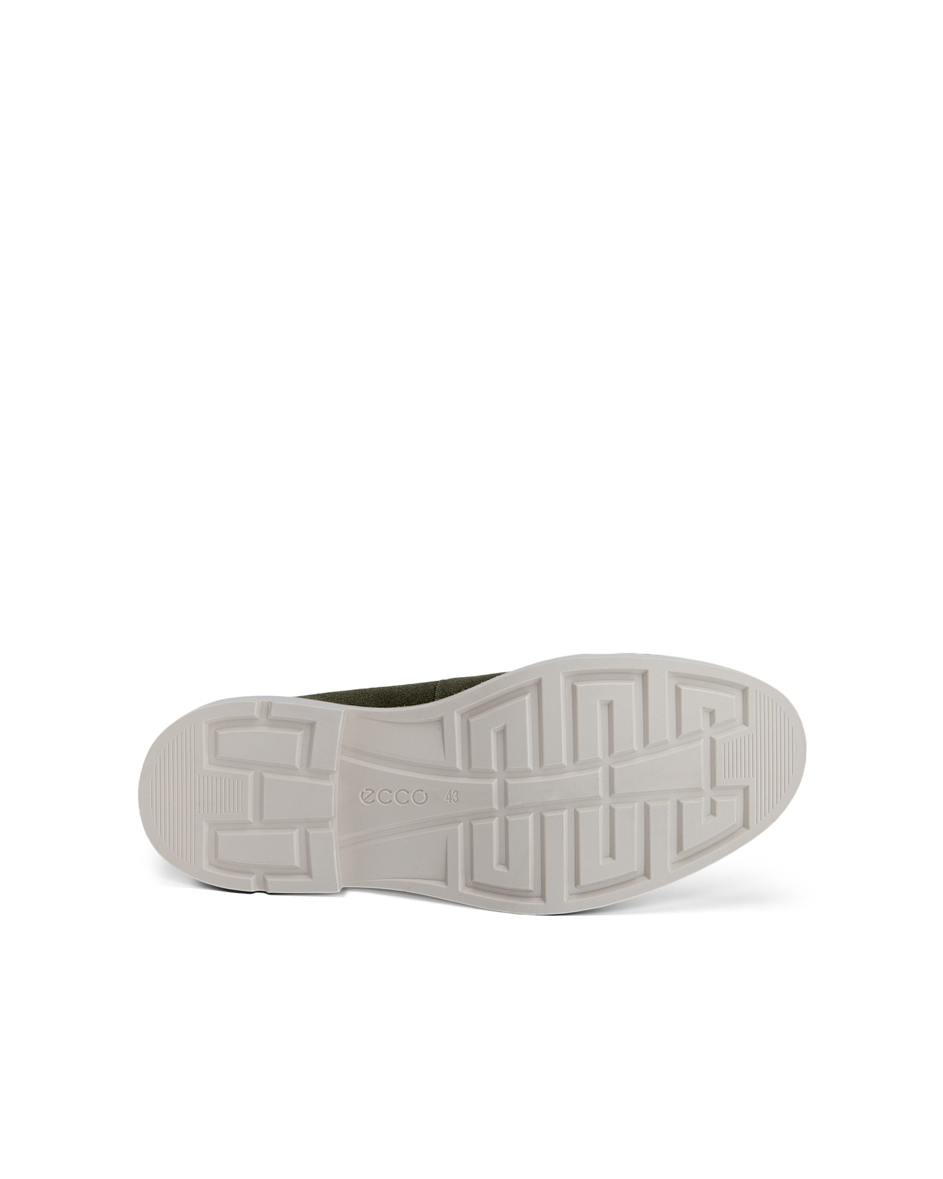 ECCO Metropole London メンズ スエードモックトゥシューズ - グリーン - Sole