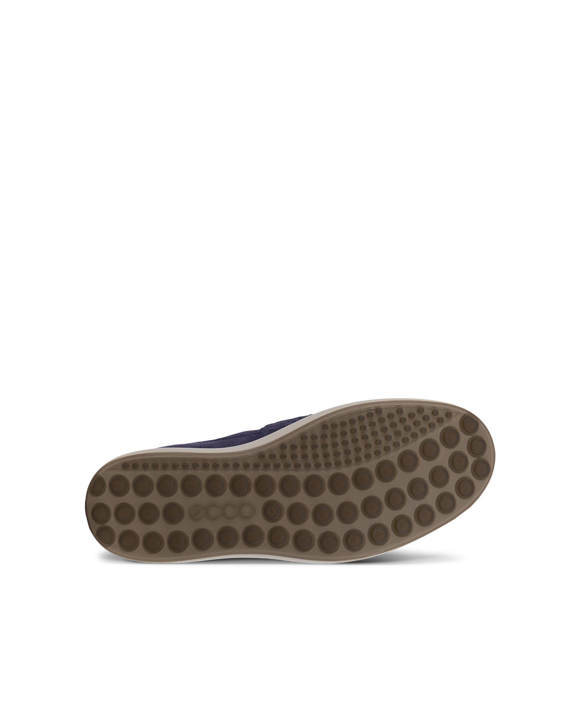 Men's ECCO® Soft 7 Suede Penny Loafer - Purple - Sole