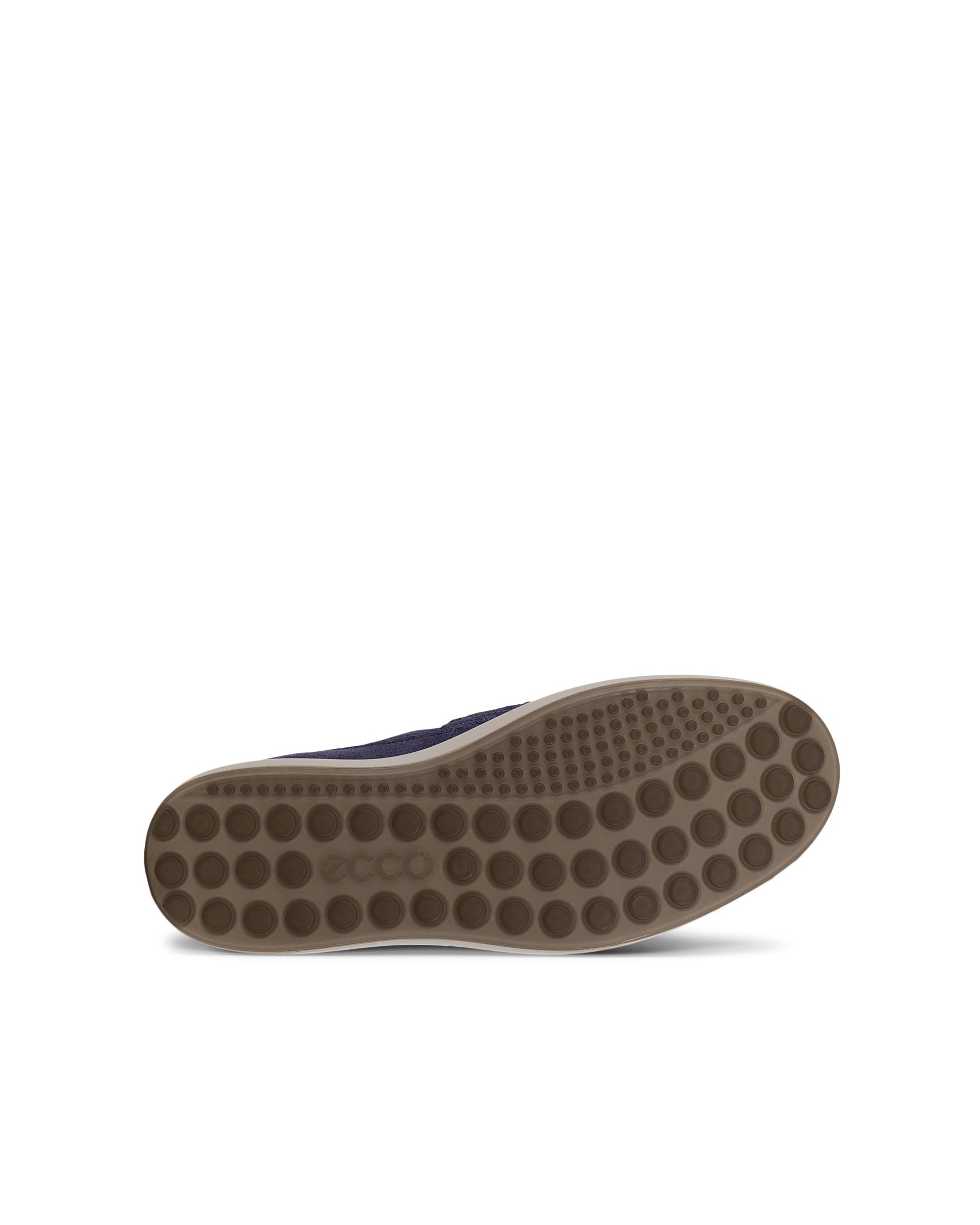 Men's ECCO® Soft 7 Suede Penny Loafer - Purple - Sole