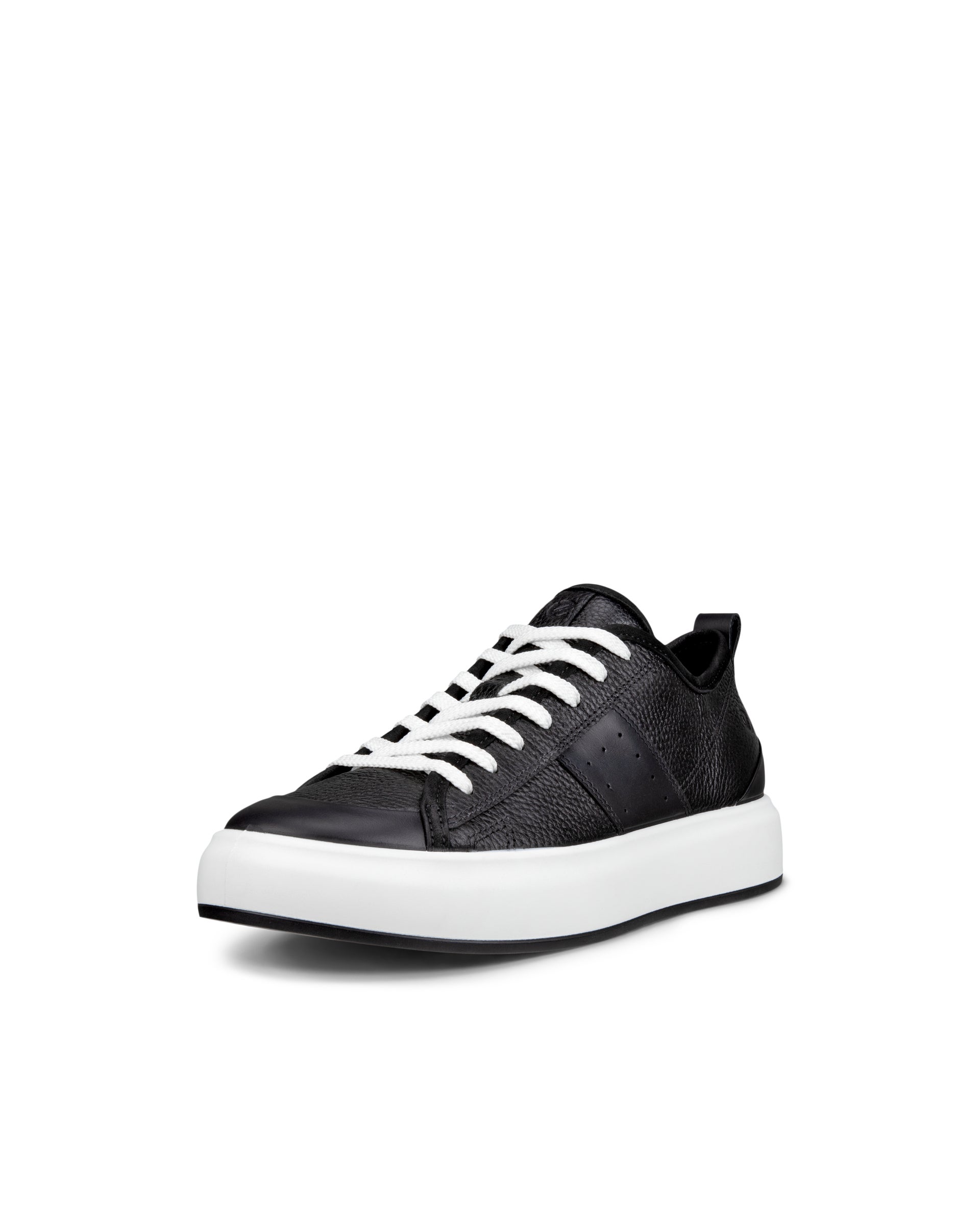 ECCO STREET ACE WOMENS ウィメンズ レザースニーカー - ブラック - Main