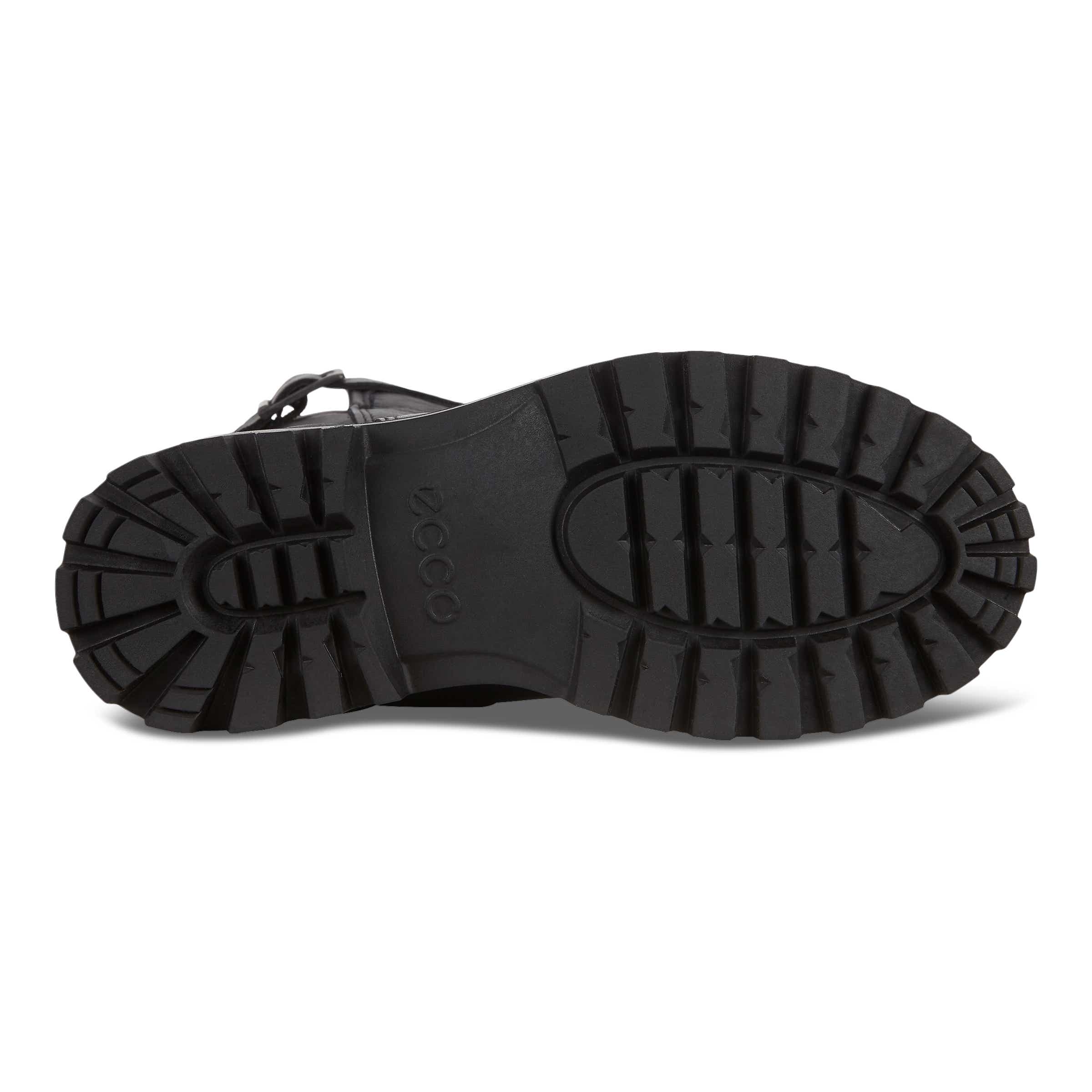 ECCO® Tredtray gyerek magasszárú bőrcsizma - Fekete - Sole