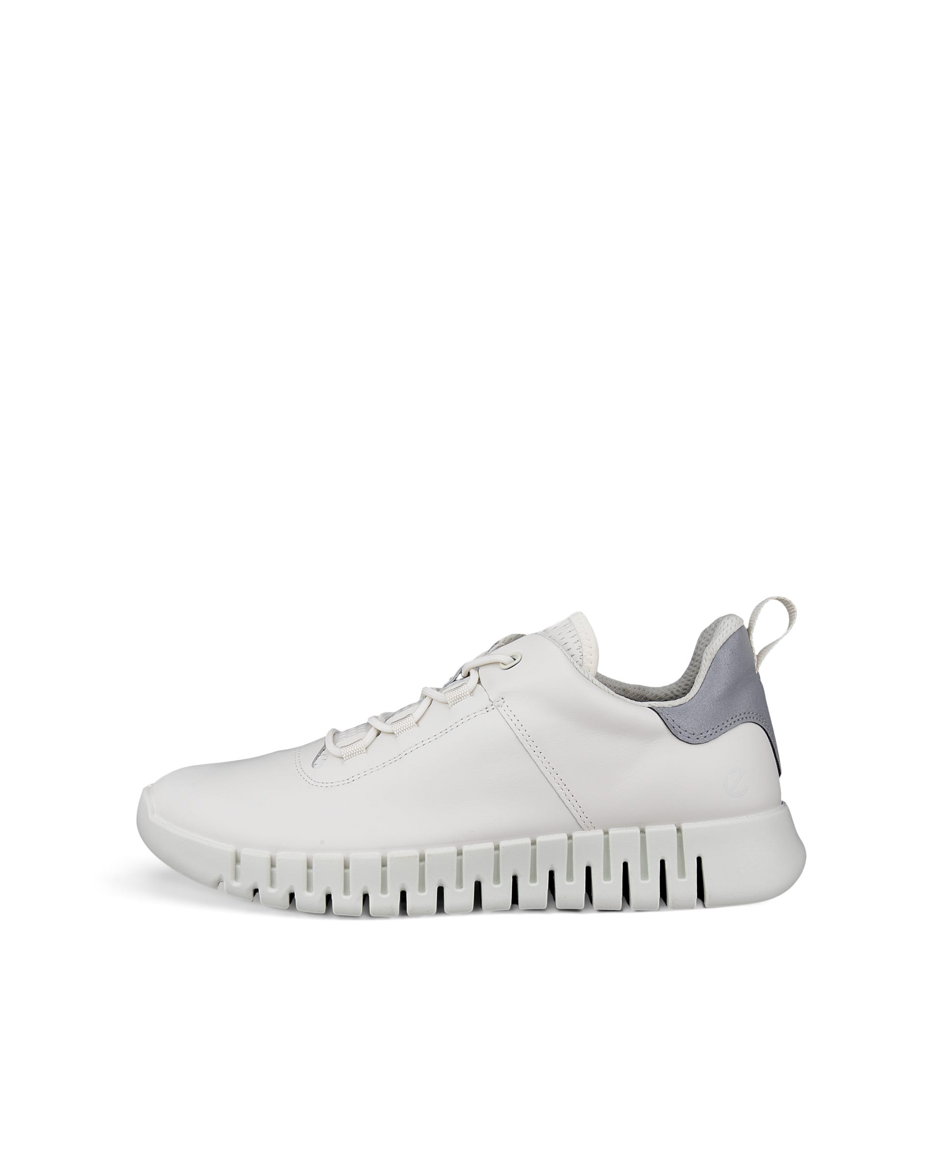 Men's ECCO® Gruuv Leather Sneaker - White - Outside