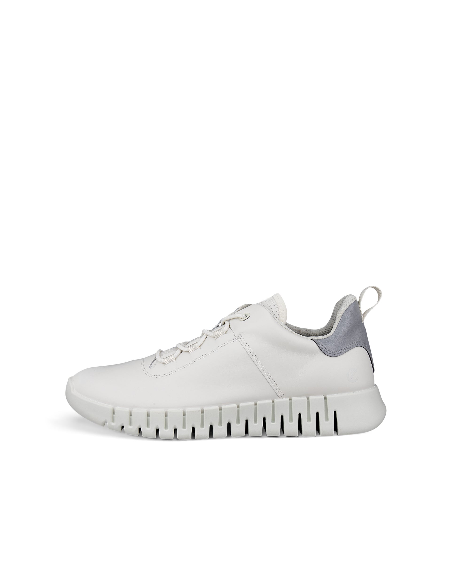 Men's ECCO® Gruuv Leather Sneaker - White - Outside