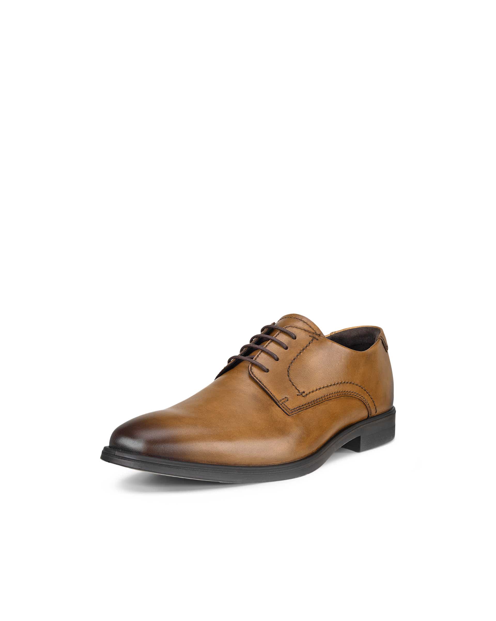 ECCO® Melbourne derbies cuir pour homme - Brun - Main