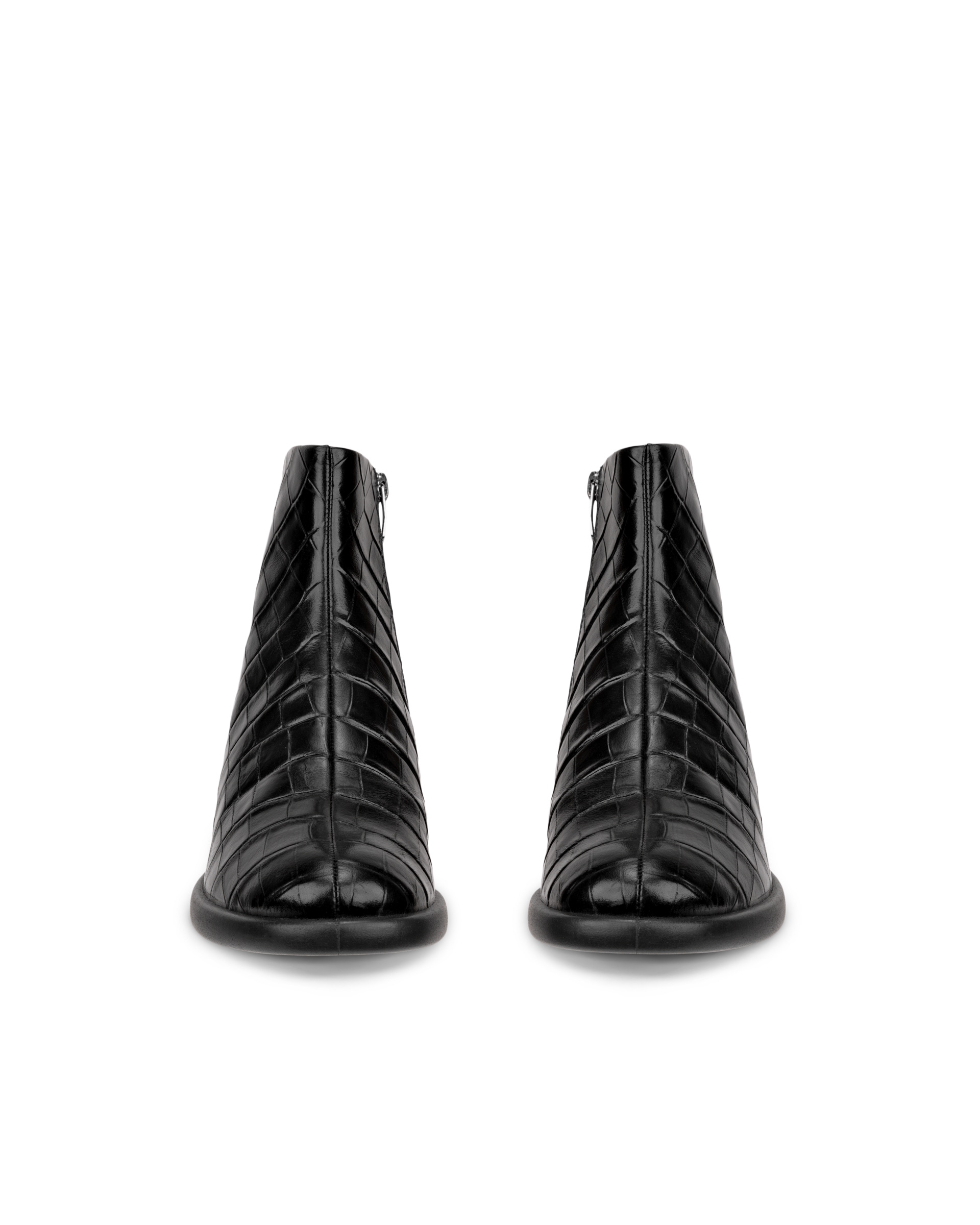 Women's ECCO® Sculpted LX 35 Leather Mid-Cut Boot - Black - Front pair