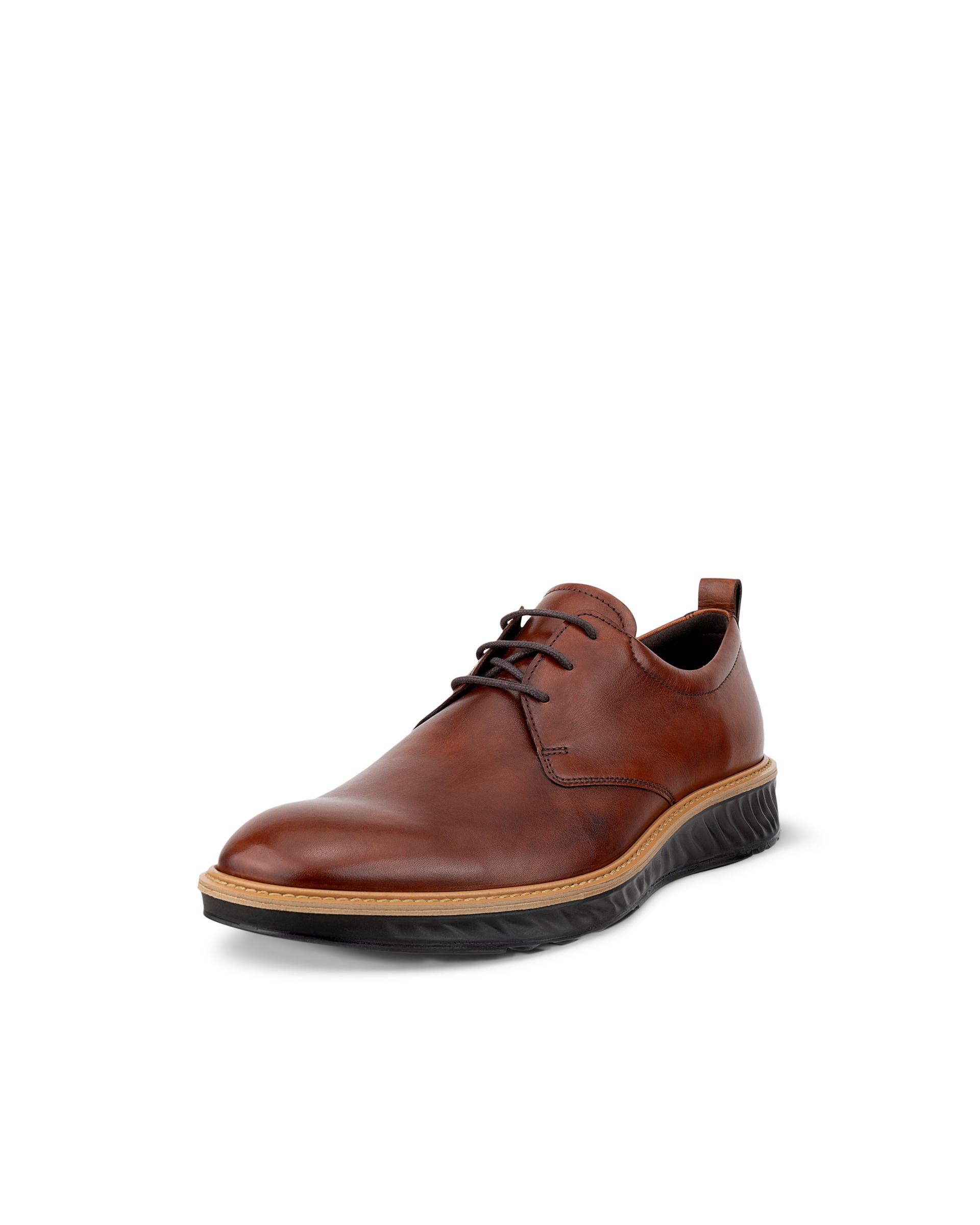 ECCO® ST.1 HYBRID herre derby sko skinn - Brun - Main