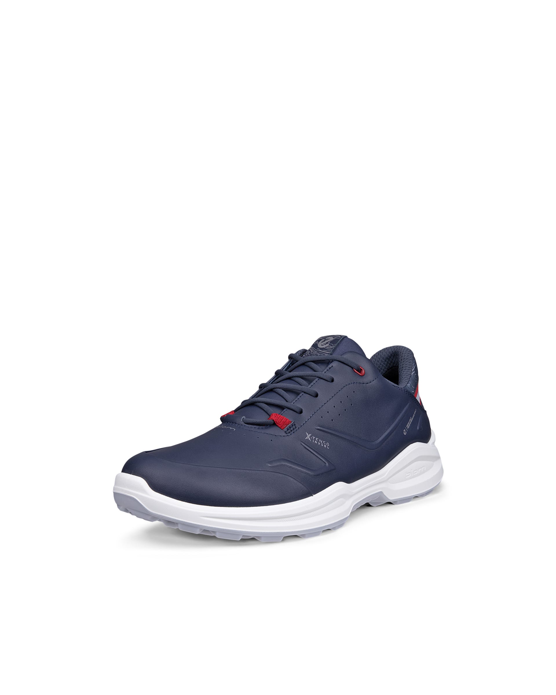 Men's ECCO® Golf Biom H6 Leather Waterproof Golf Shoe - Blue - Outside