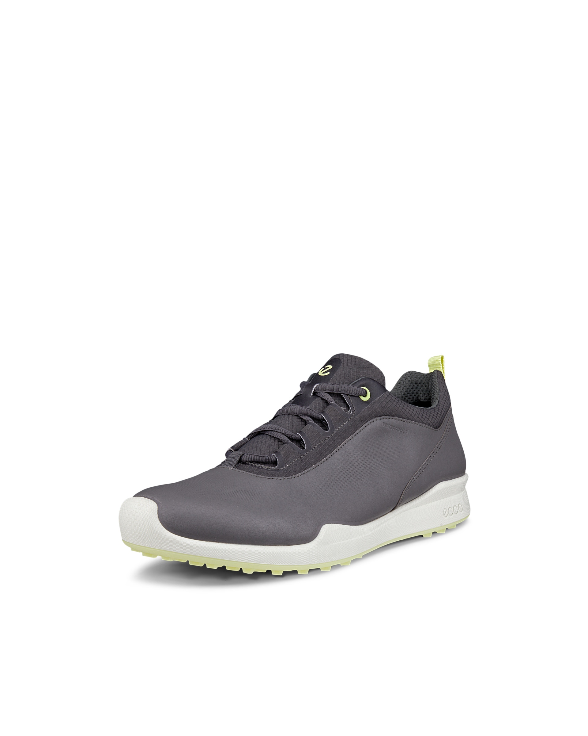 Men's ECCO® Golf Biom Hybrid Leather Waterproof Golf Shoe | Gray
