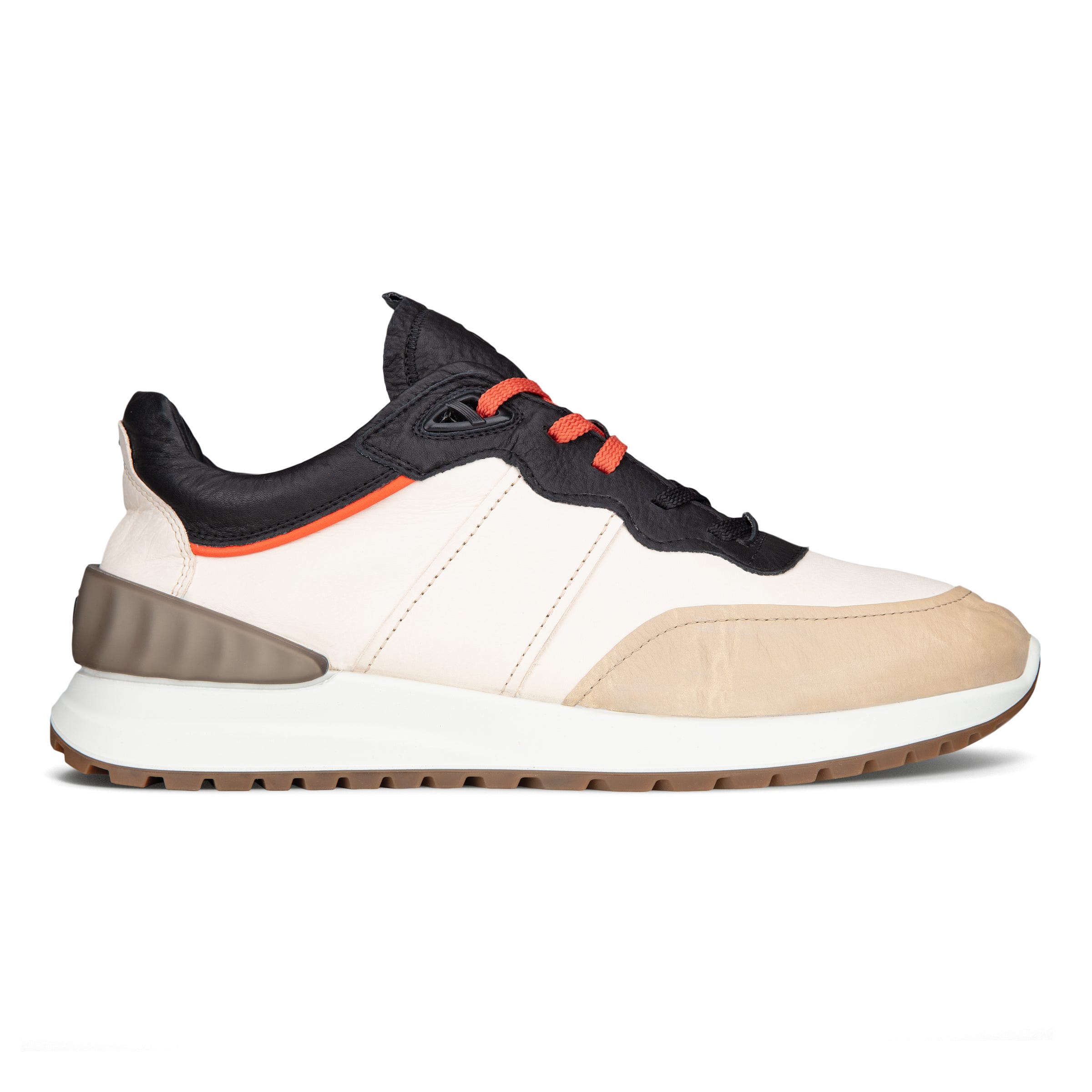 ECCO Astir メンズ レザースニーカー - ベージュ - Outside