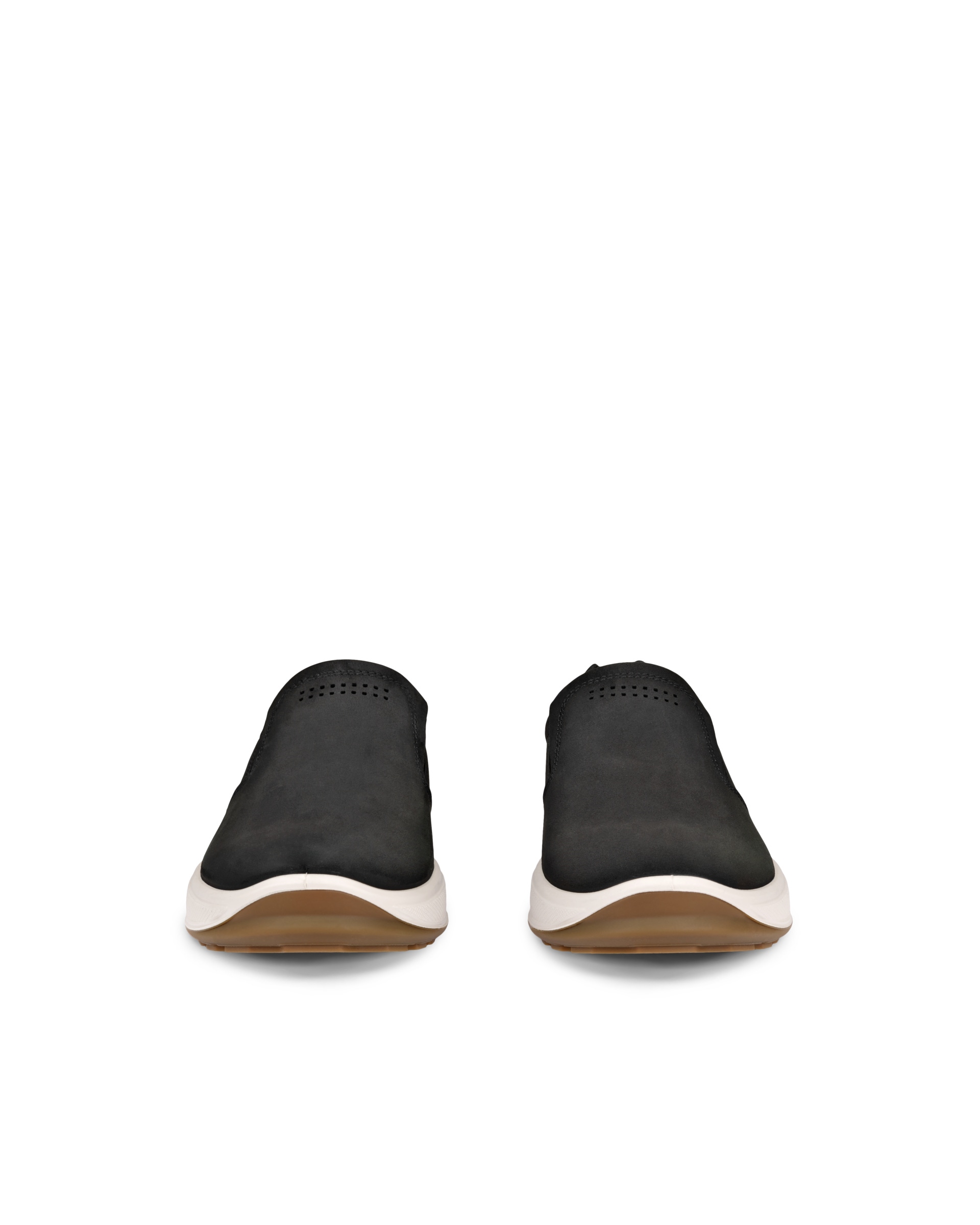 Zapatillas de nobuk ECCO® Byway 2.0 para hombre - Negro - Front pair
