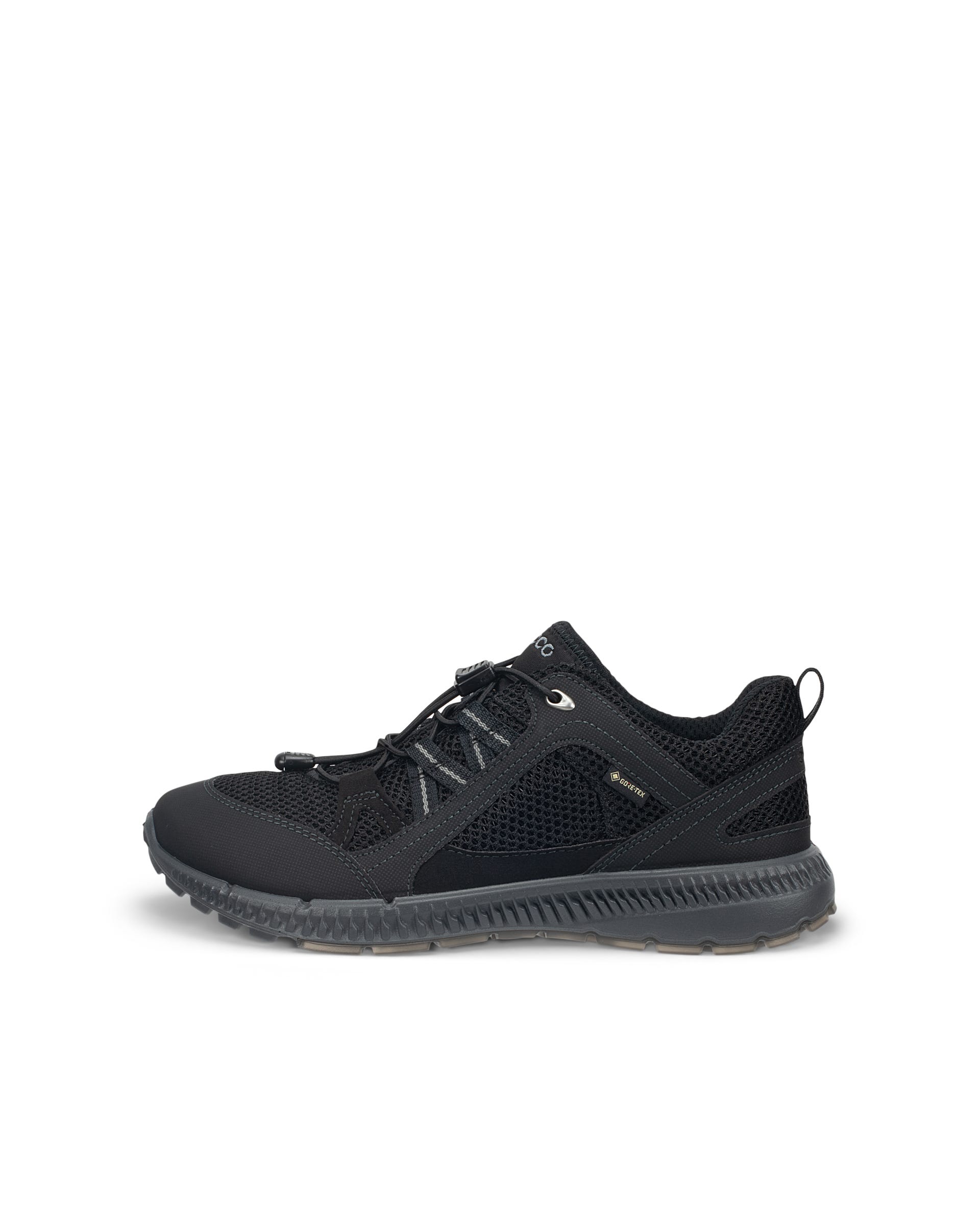 Damskie tekstylne buty outdoorowe Gore-Tex ECCO® TERRACRUISE II - Czarny - Outside