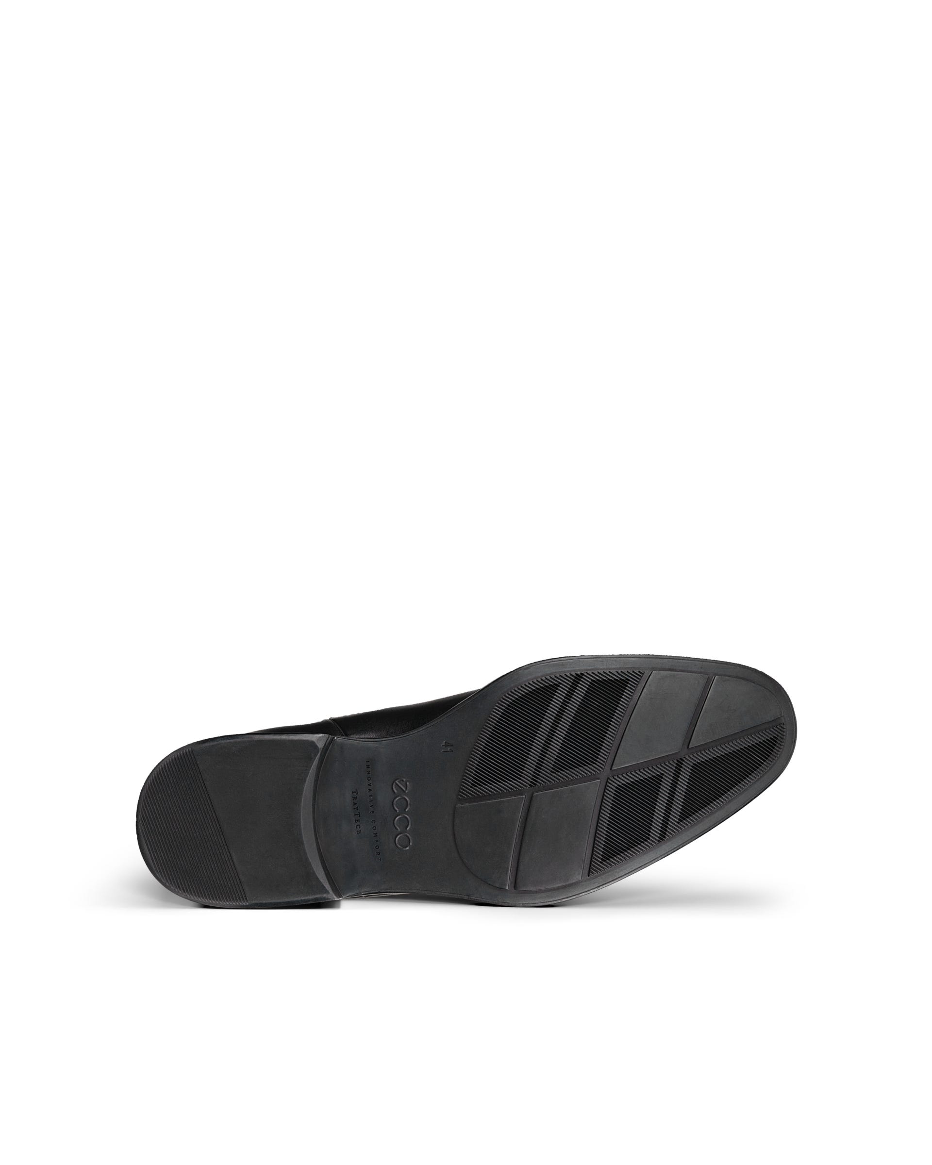 Men's ECCO® Citytray Leather Chelsea Boot - Black - Sole