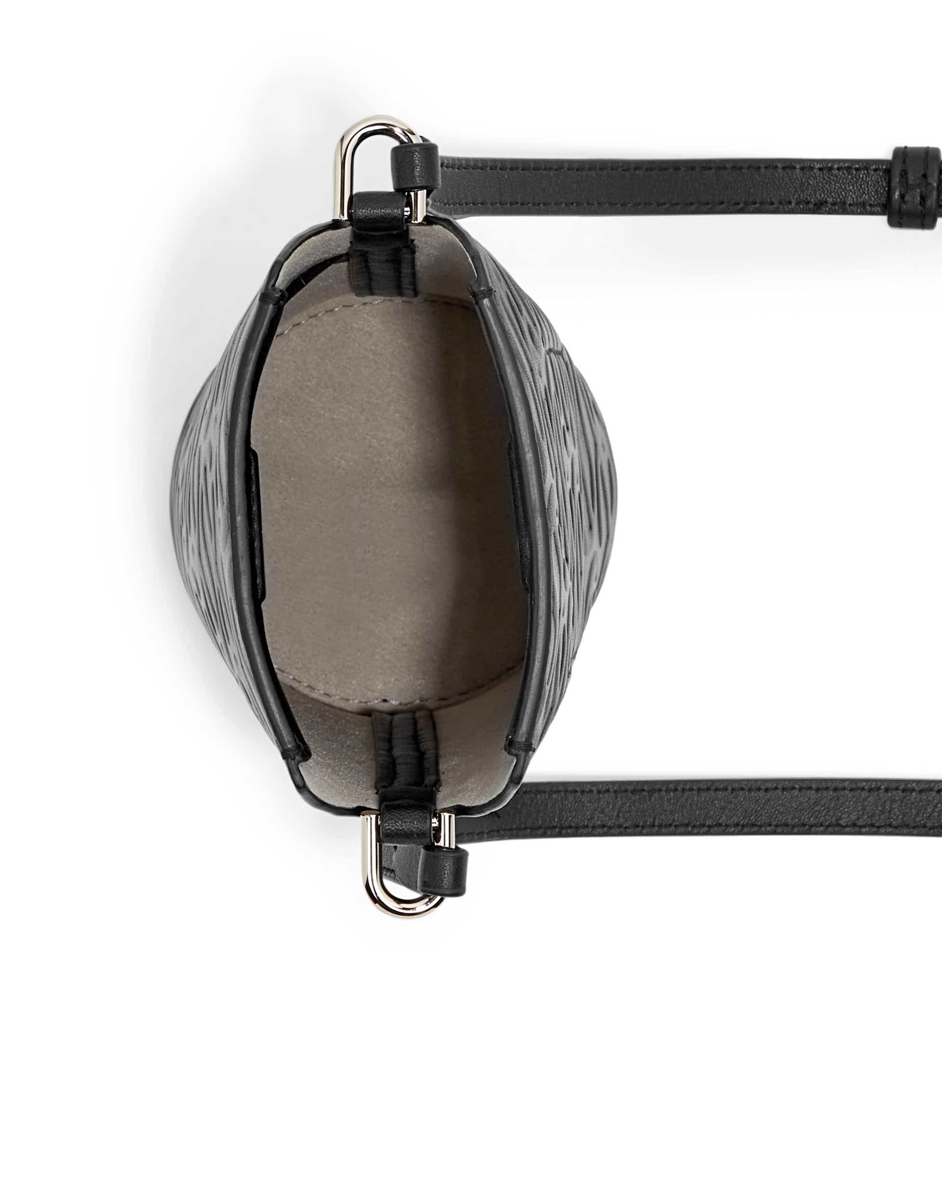 ECCO® Wave Pot Leather Crossbody Bag - Black - Birdeye