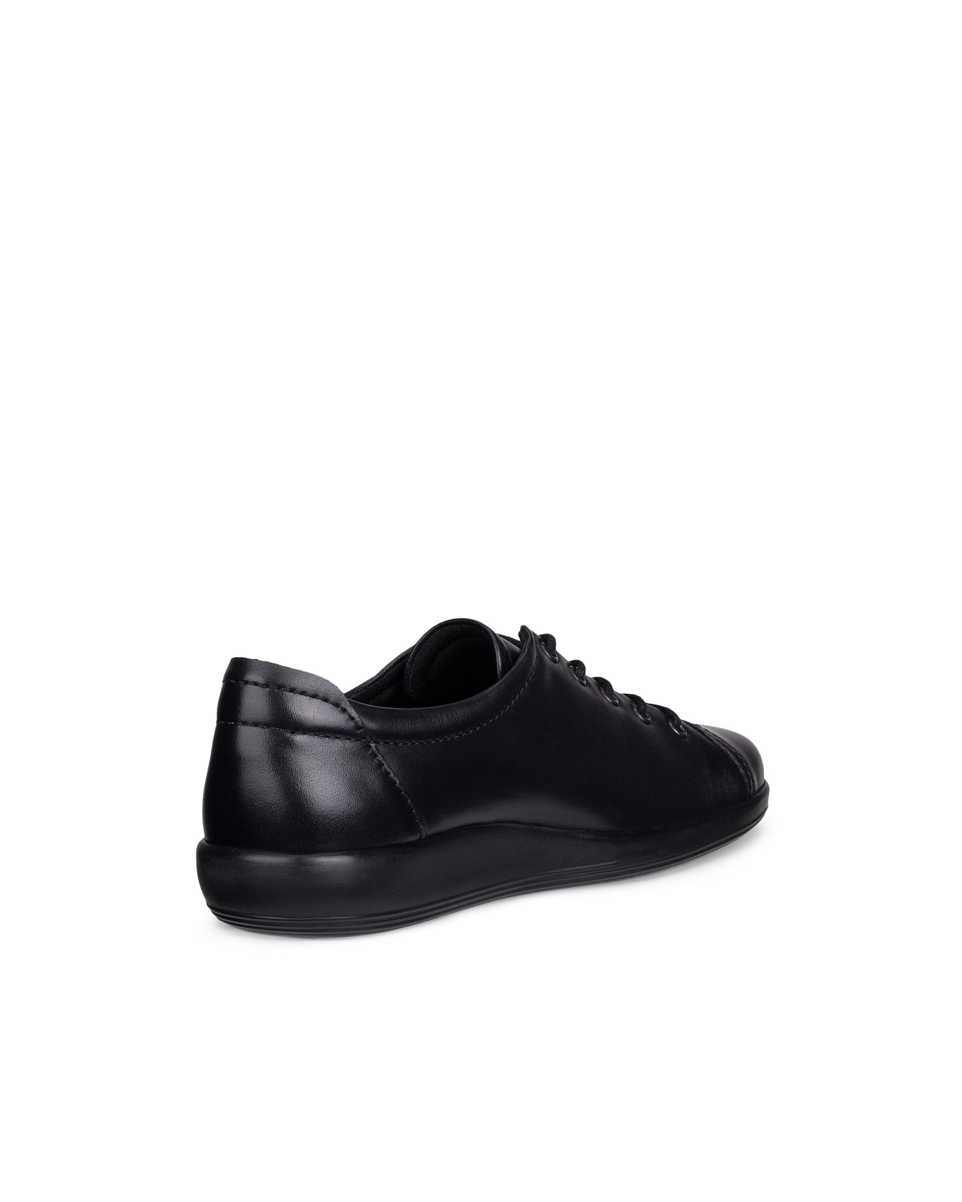 ECCO SOFT 2.0 LACE SHOE - Black - Outside
