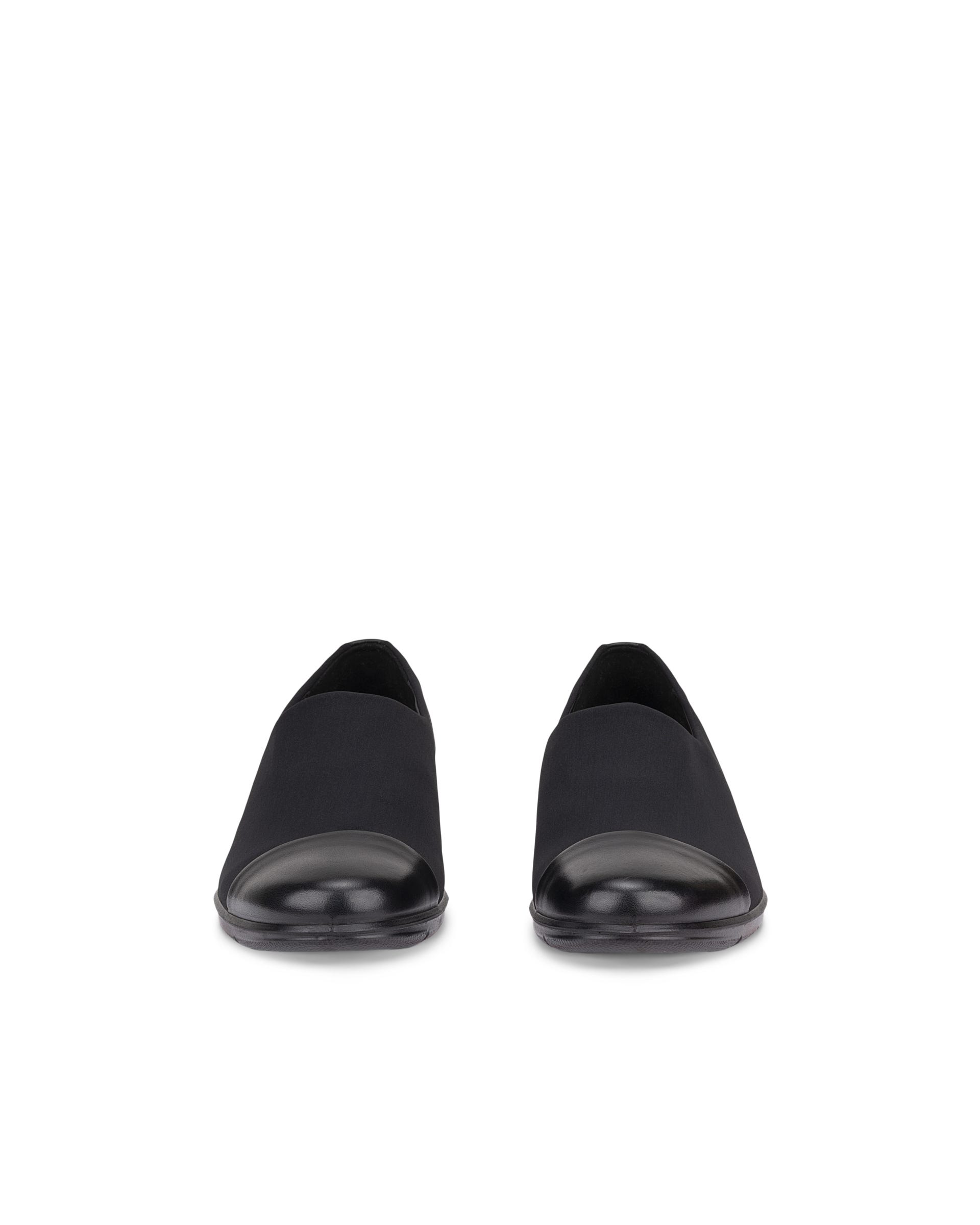 Women's ECCO® Felicia Textile Loafer - Black - Front pair