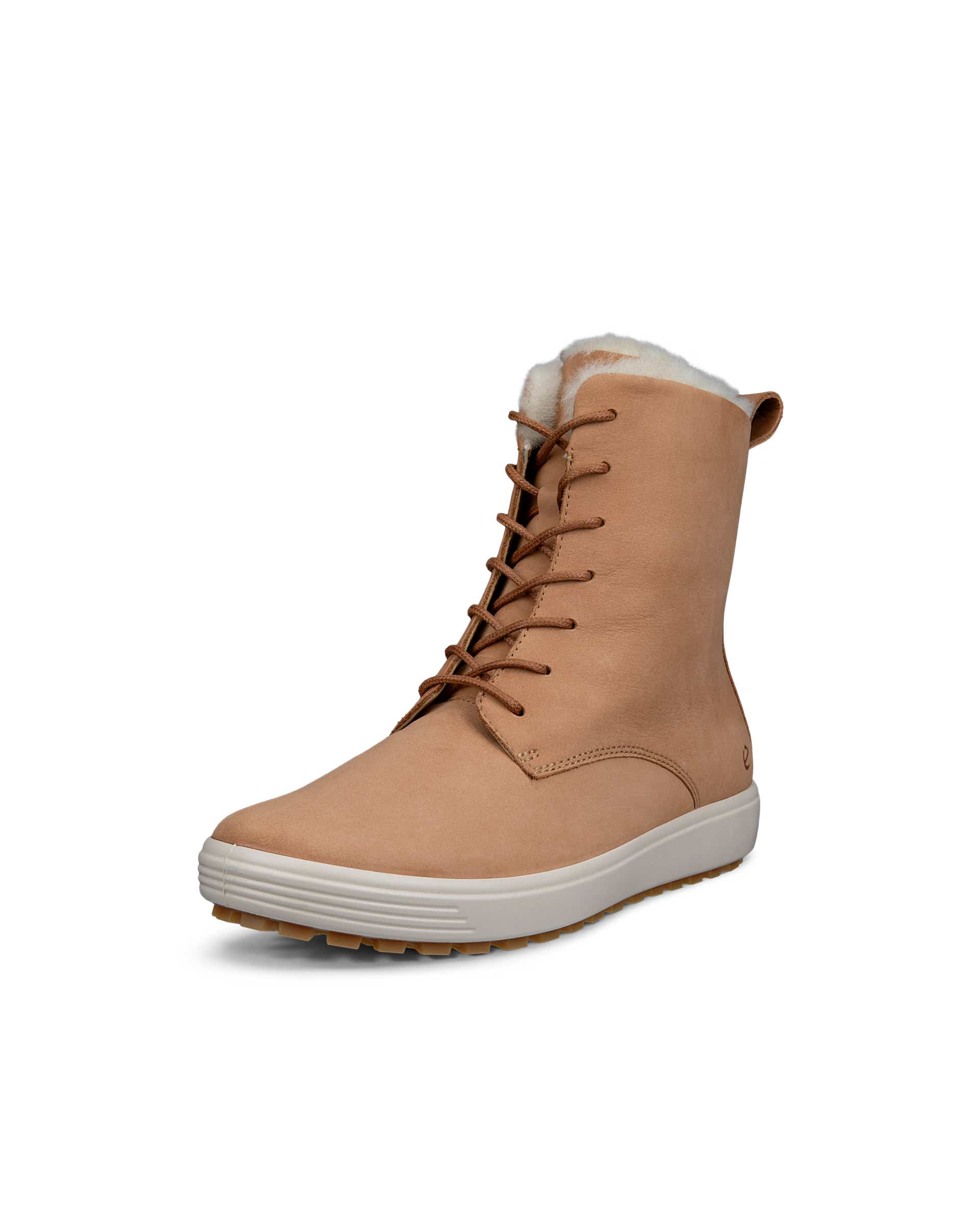 ECCO Soft 7 Tred Women's Fleece-lined Mid-cut Boot - Brown - Main