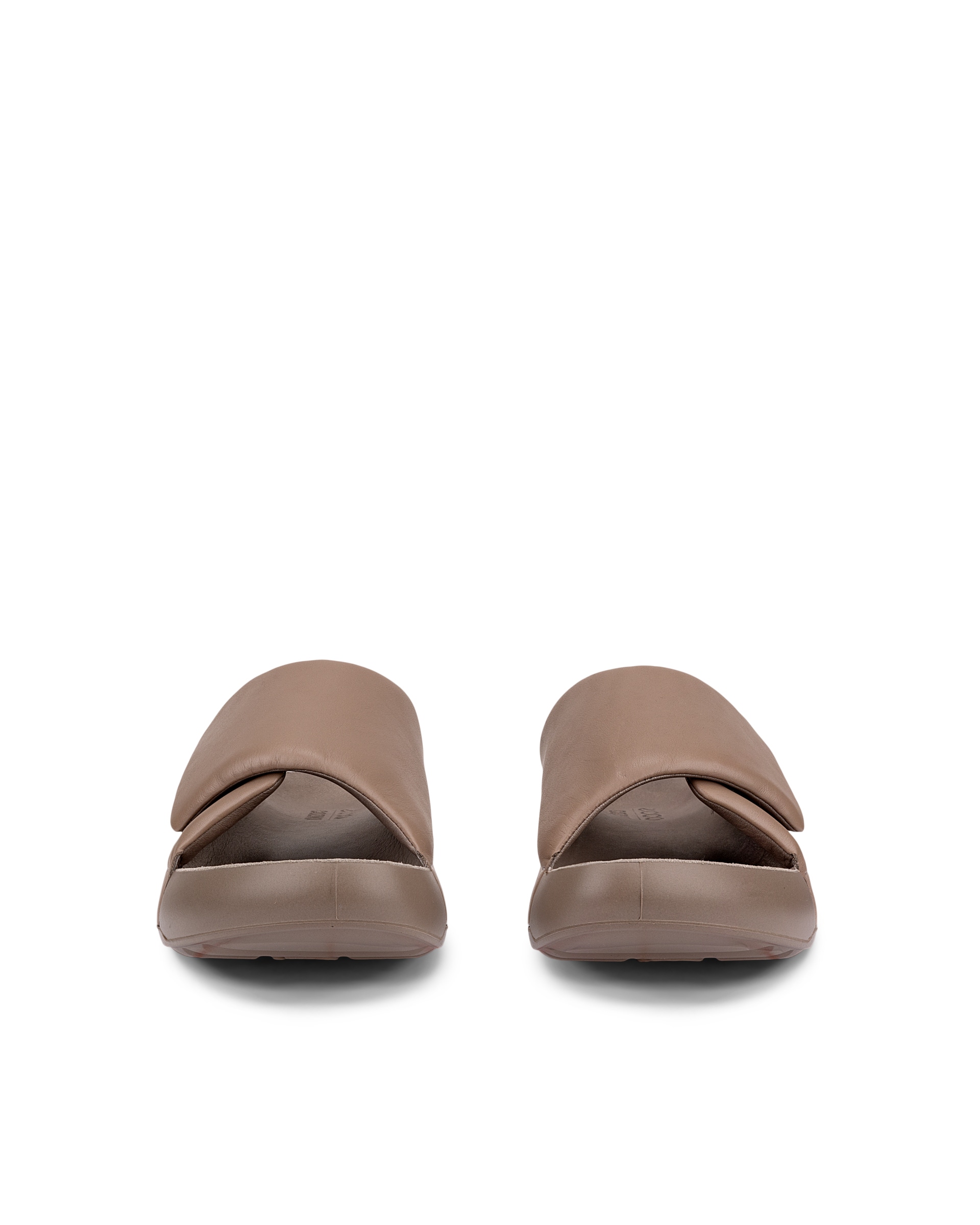 ECCO® Cozmo PF női bőrszandál - Barna - Front pair