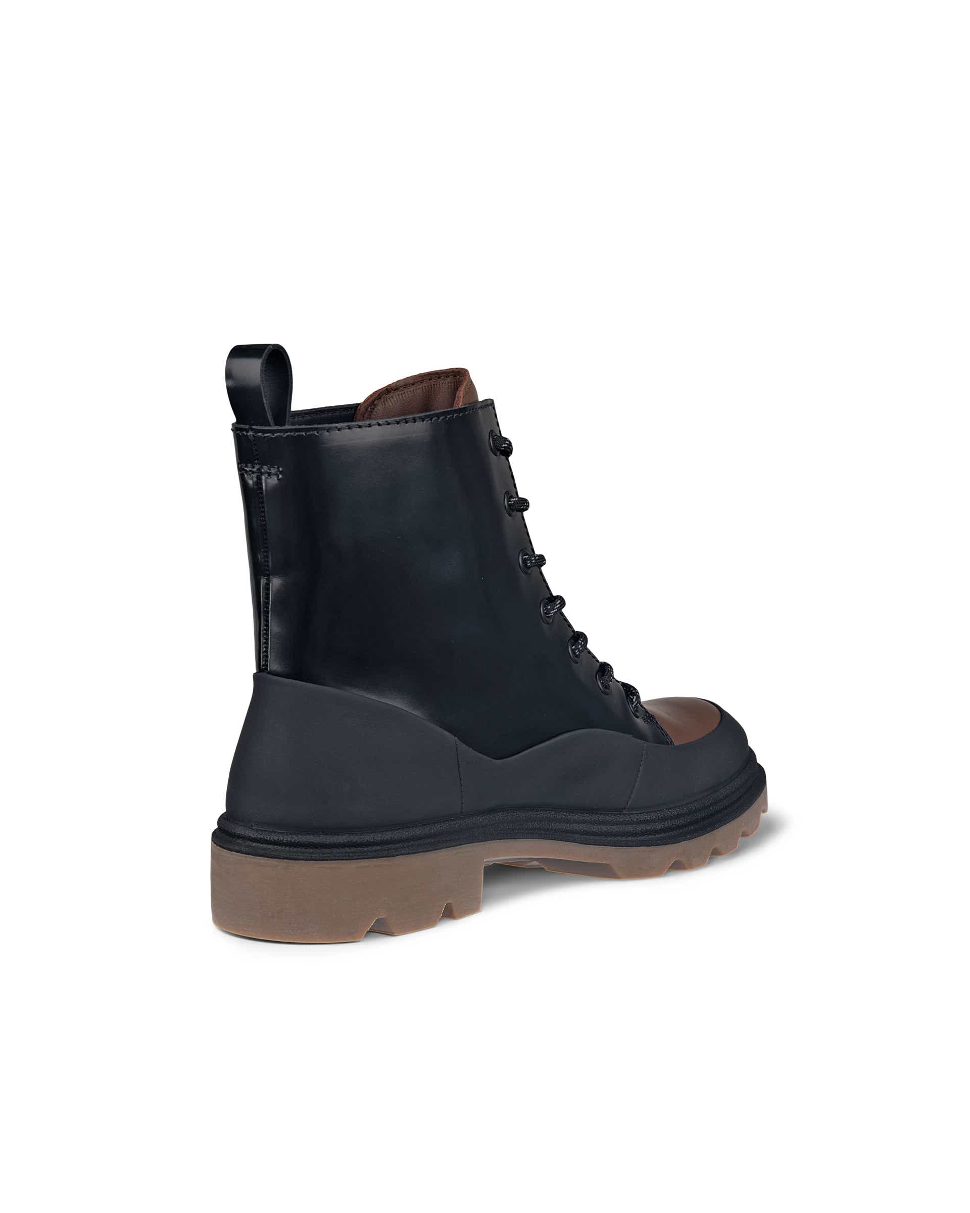 ECCO GRAINER WOMEN ウィメンズ レザーブーツ - ブラック - Back