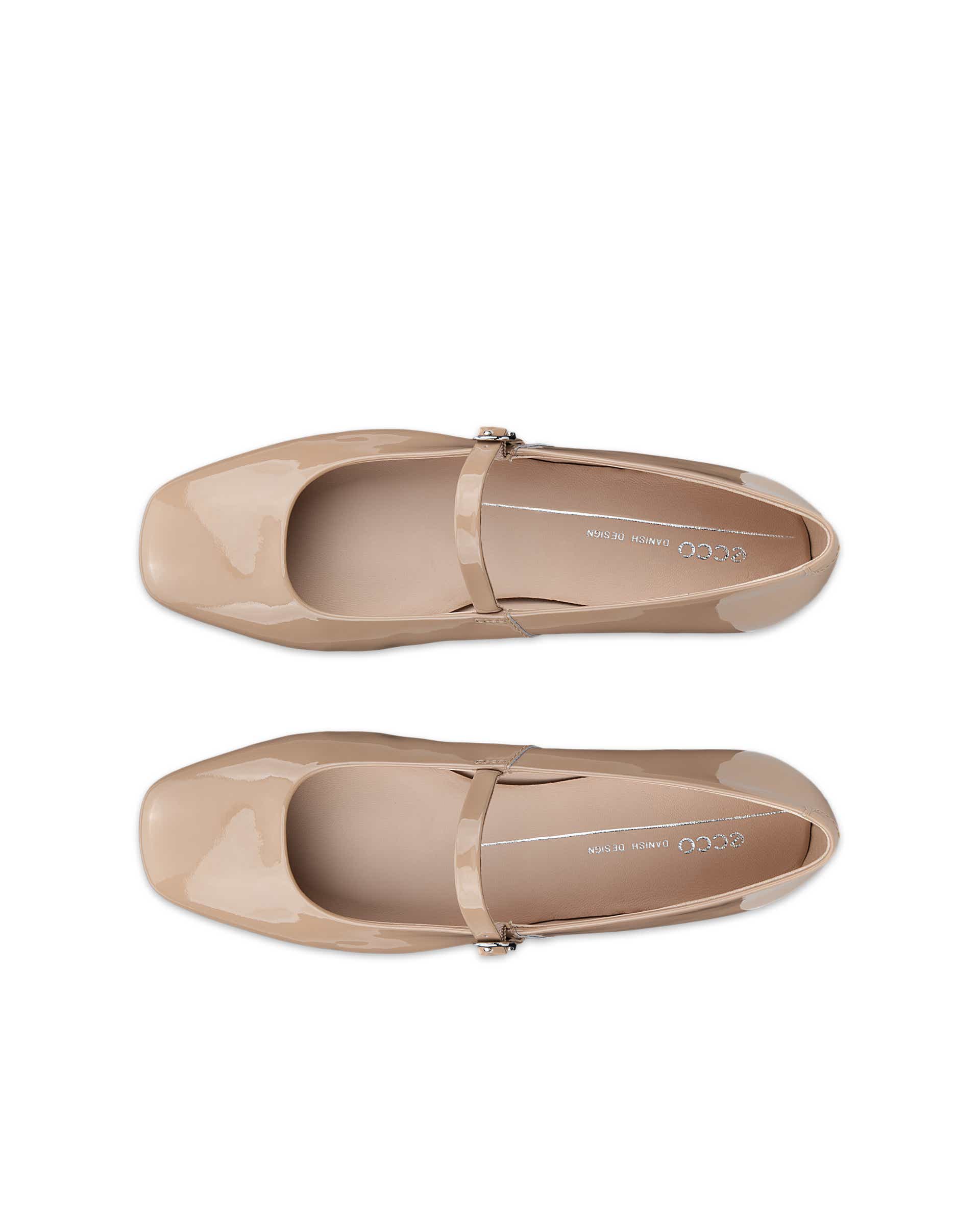 ECCO MARGOT Women ウィメンズ メリージェーン - ベージュ - Top left pair