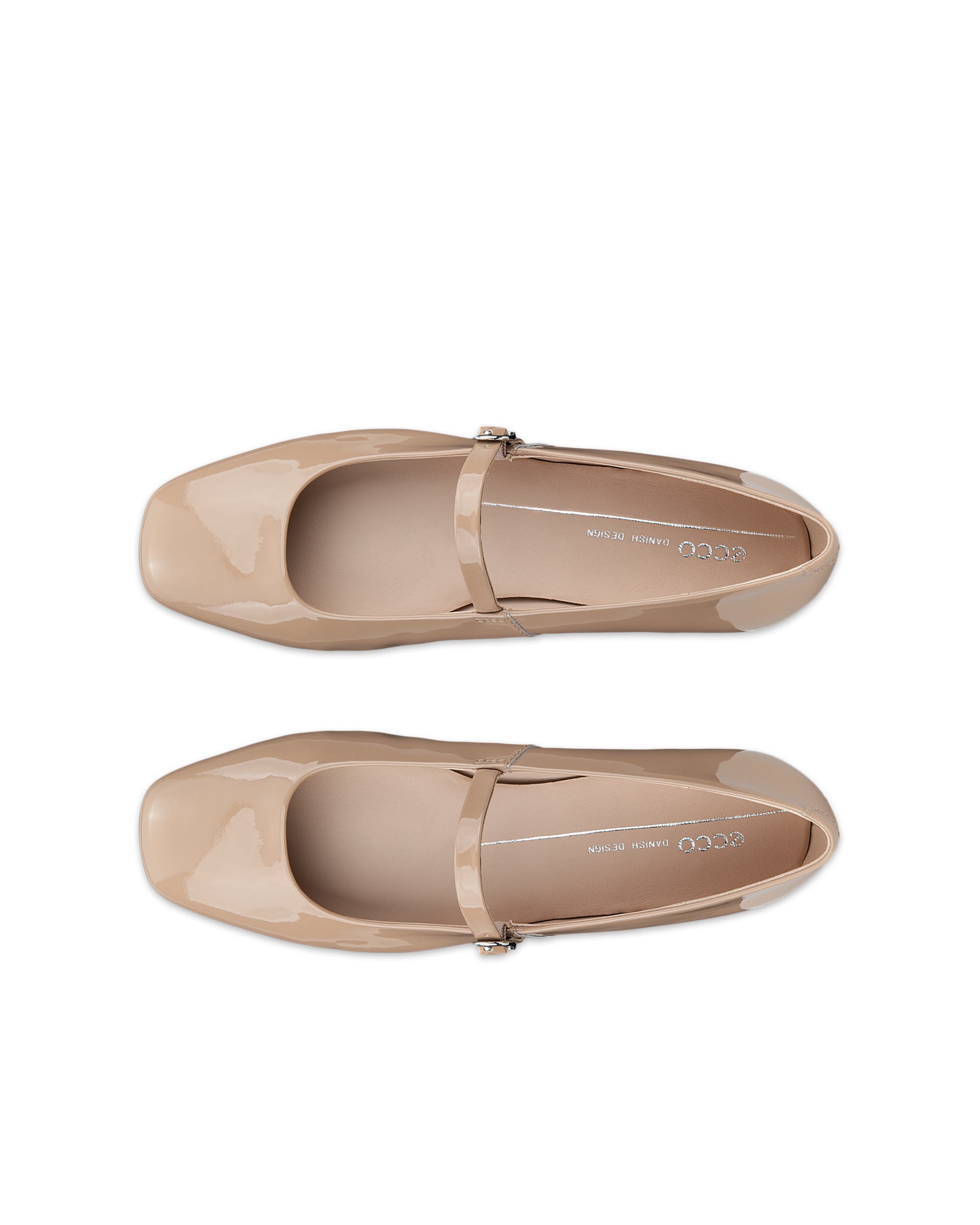 ECCO MARGOT Women ウィメンズ メリージェーン - ベージュ - Top left pair