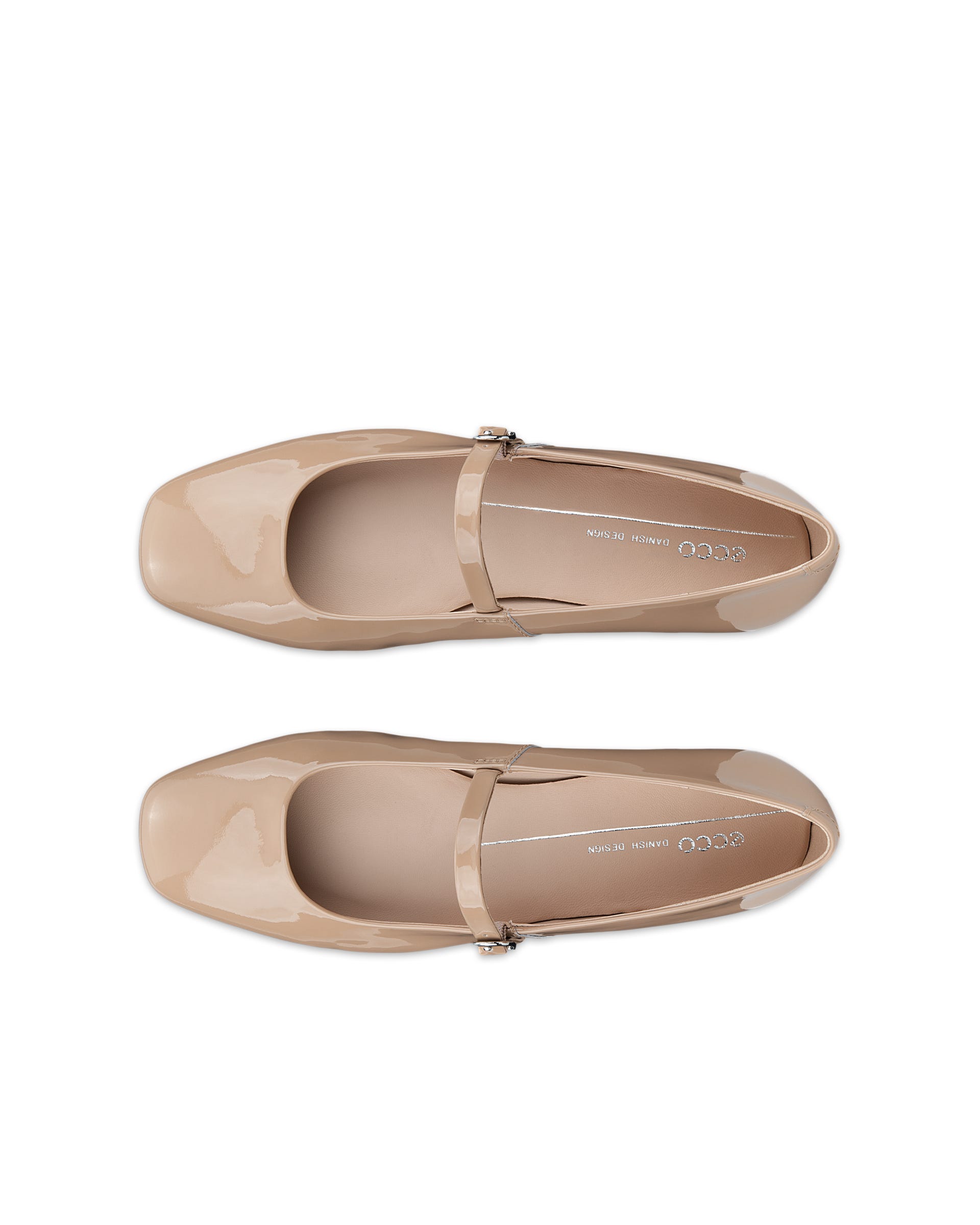 ECCO MARGOT Women ウィメンズ メリージェーン - ベージュ - Top left pair