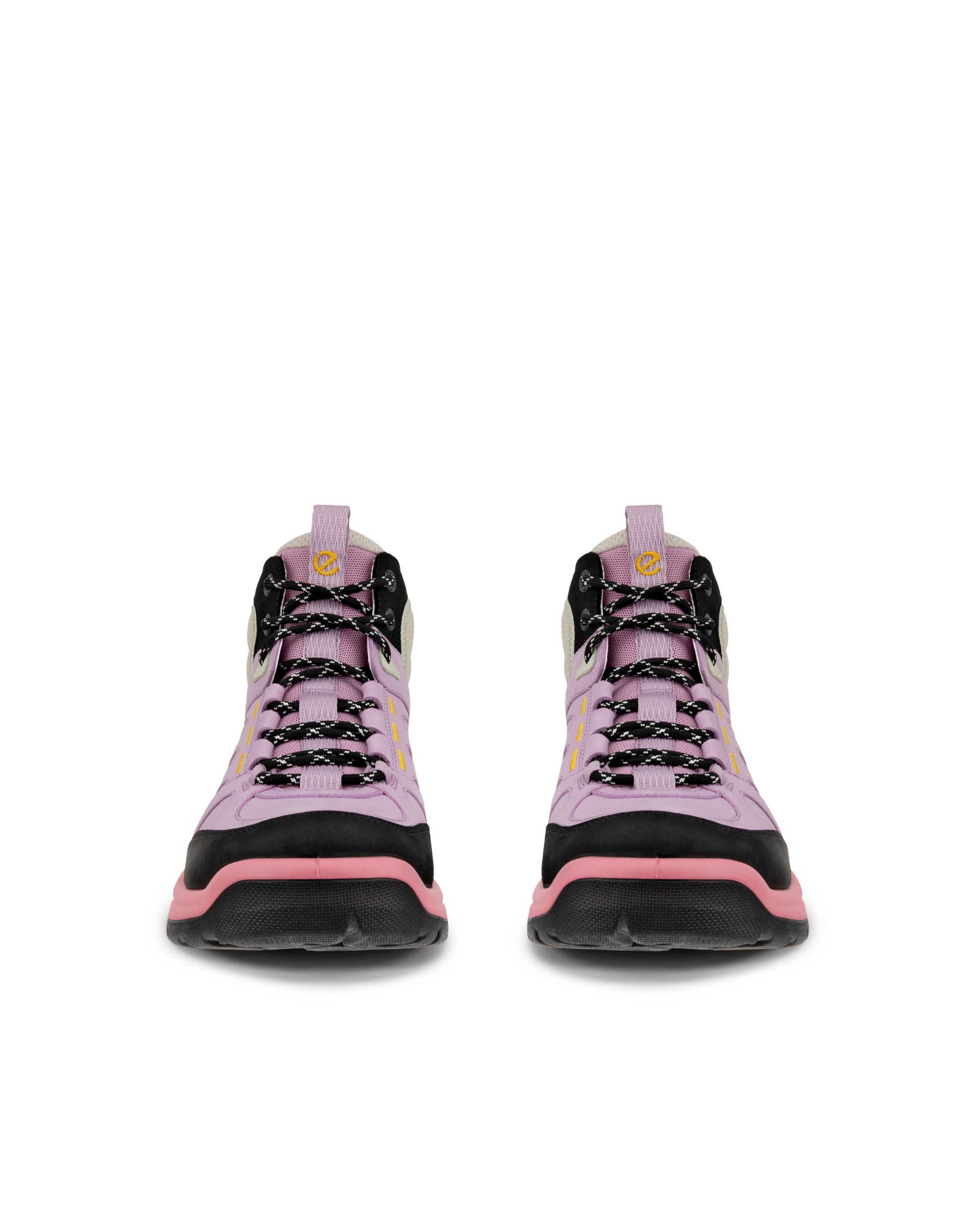 Women's ECCO® Offroad Nubuck Waterproof Mid-Cut Outdoor Boot - Multicolour - Front pair