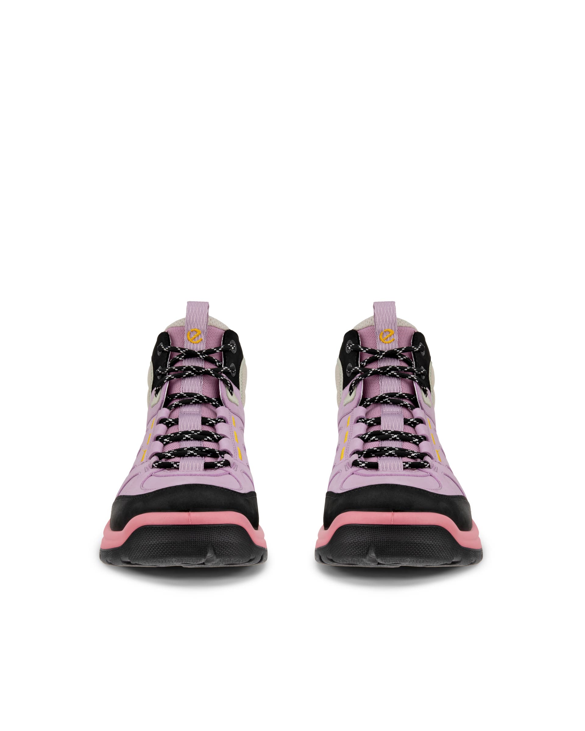 Women's ECCO® Offroad Nubuck Waterproof Mid-Cut Outdoor Boot - Multicolour - Front pair