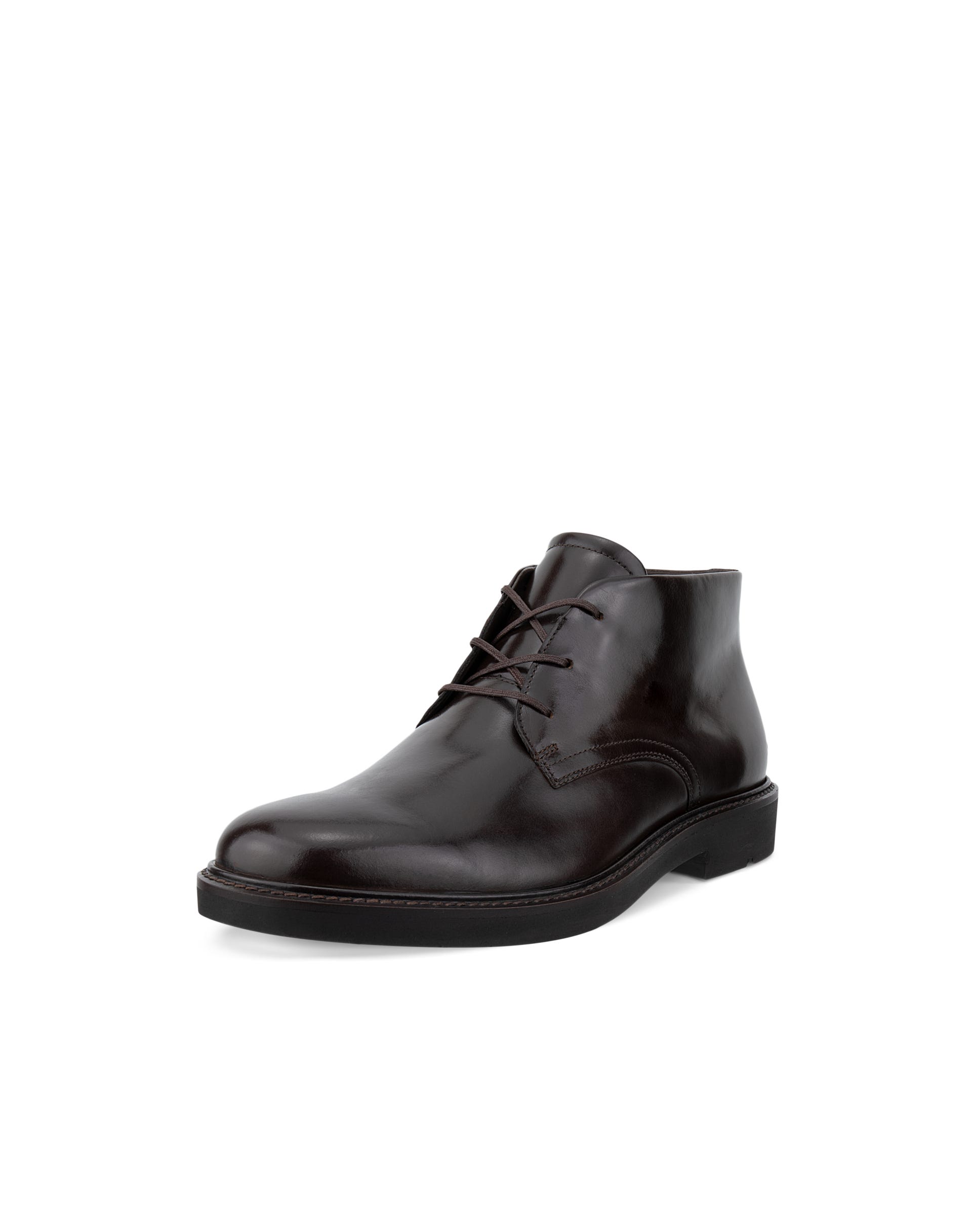 ECCO® METROPOLE LONDON nahast Chukka poolsaabas meestele - Pruun - Outside