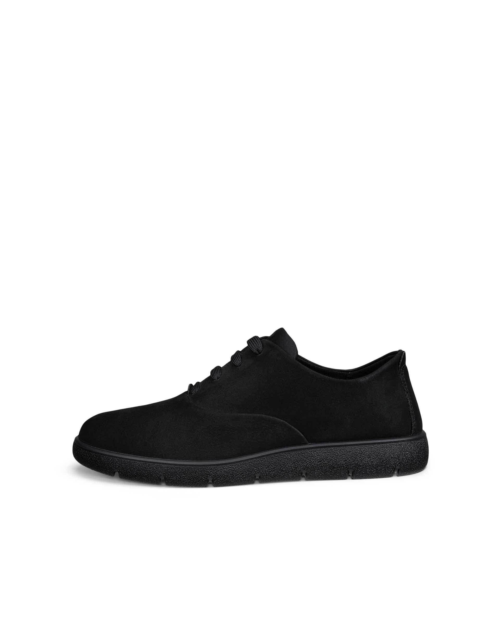 ECCO® BELLA 2 dames nubuck veterschoen - Zwart - Outside