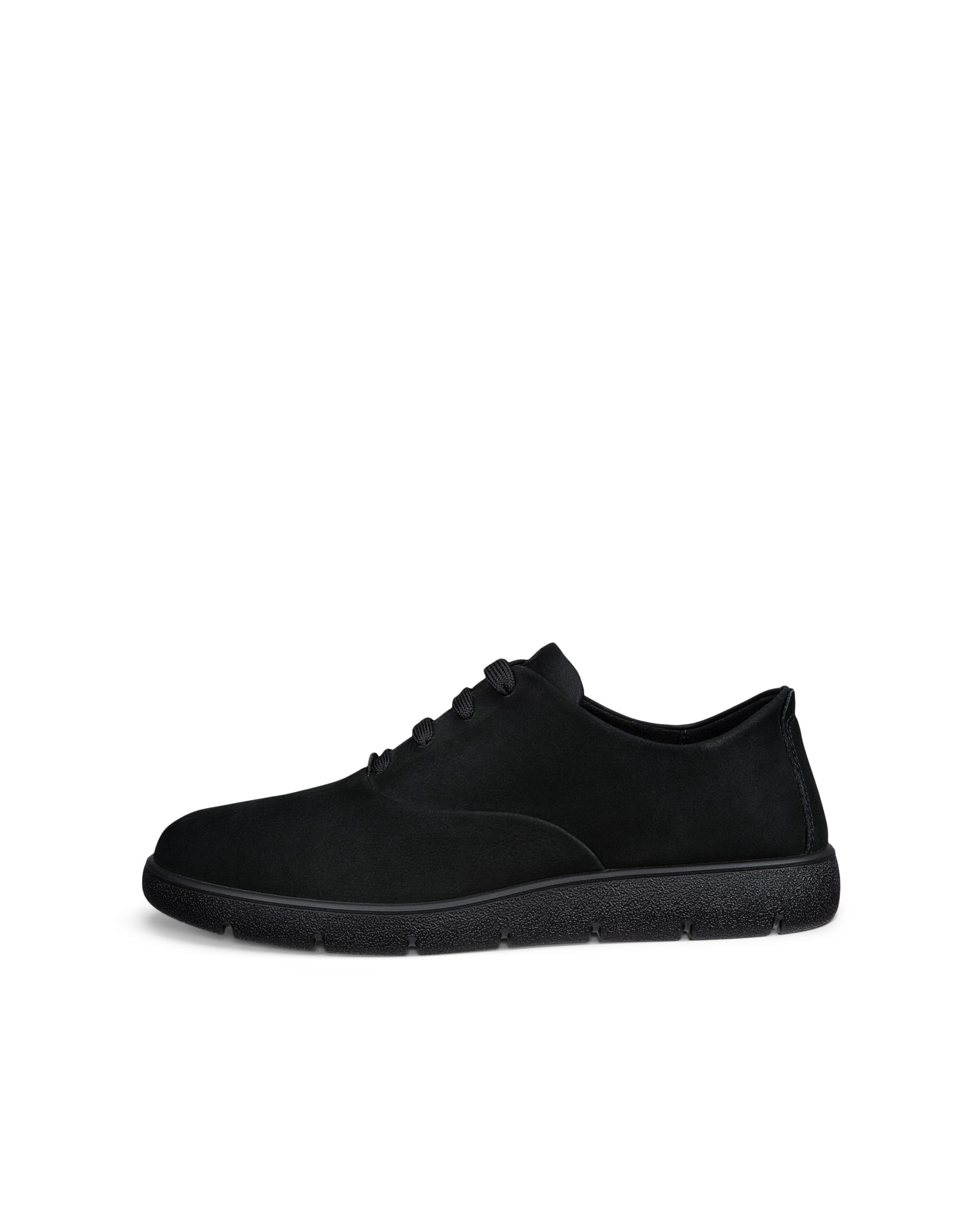 ECCO® BELLA 2 dames nubuck veterschoen - Zwart - Outside