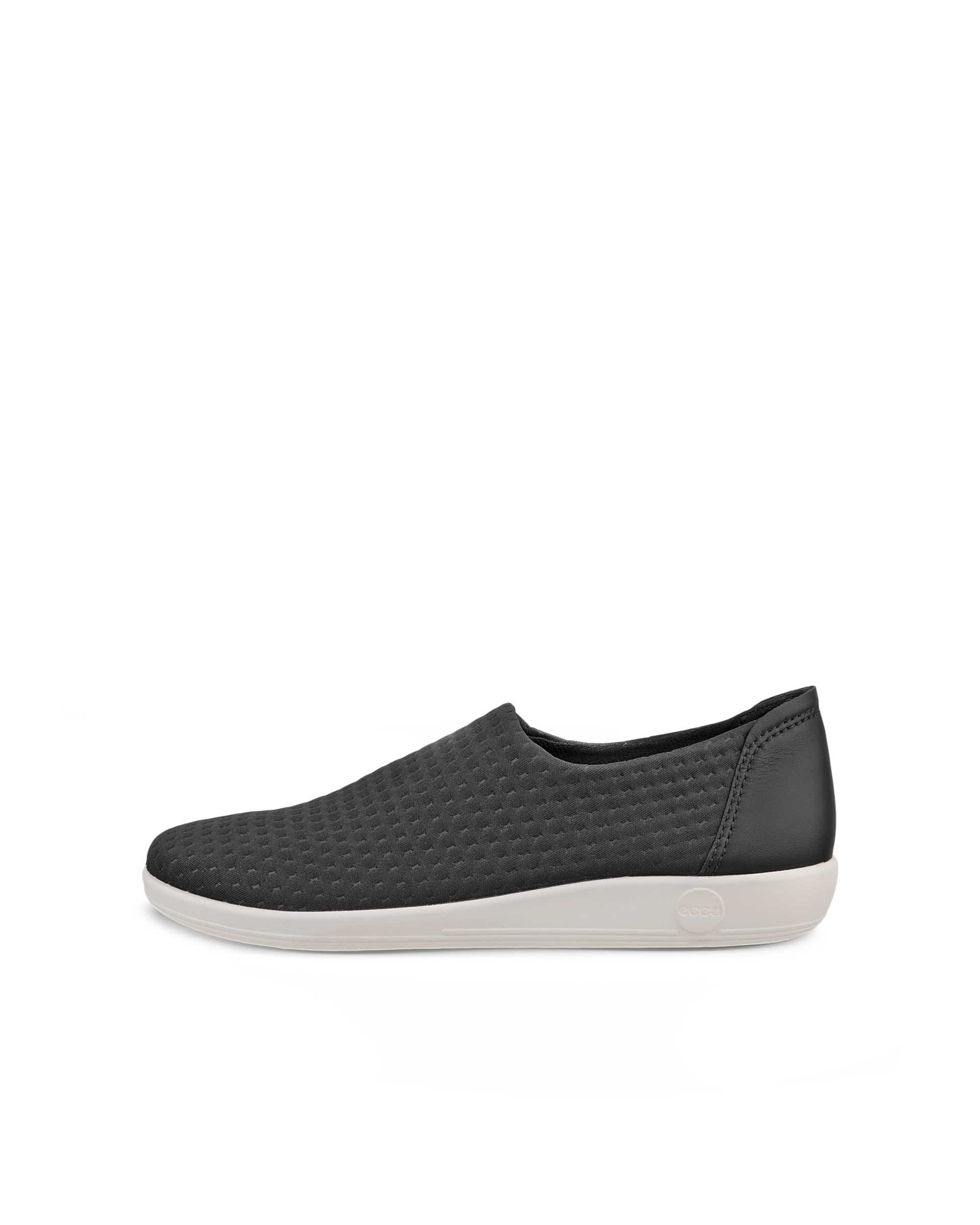 ECCO® Soft 2.0 Slip on textil dam - Svart - Outside