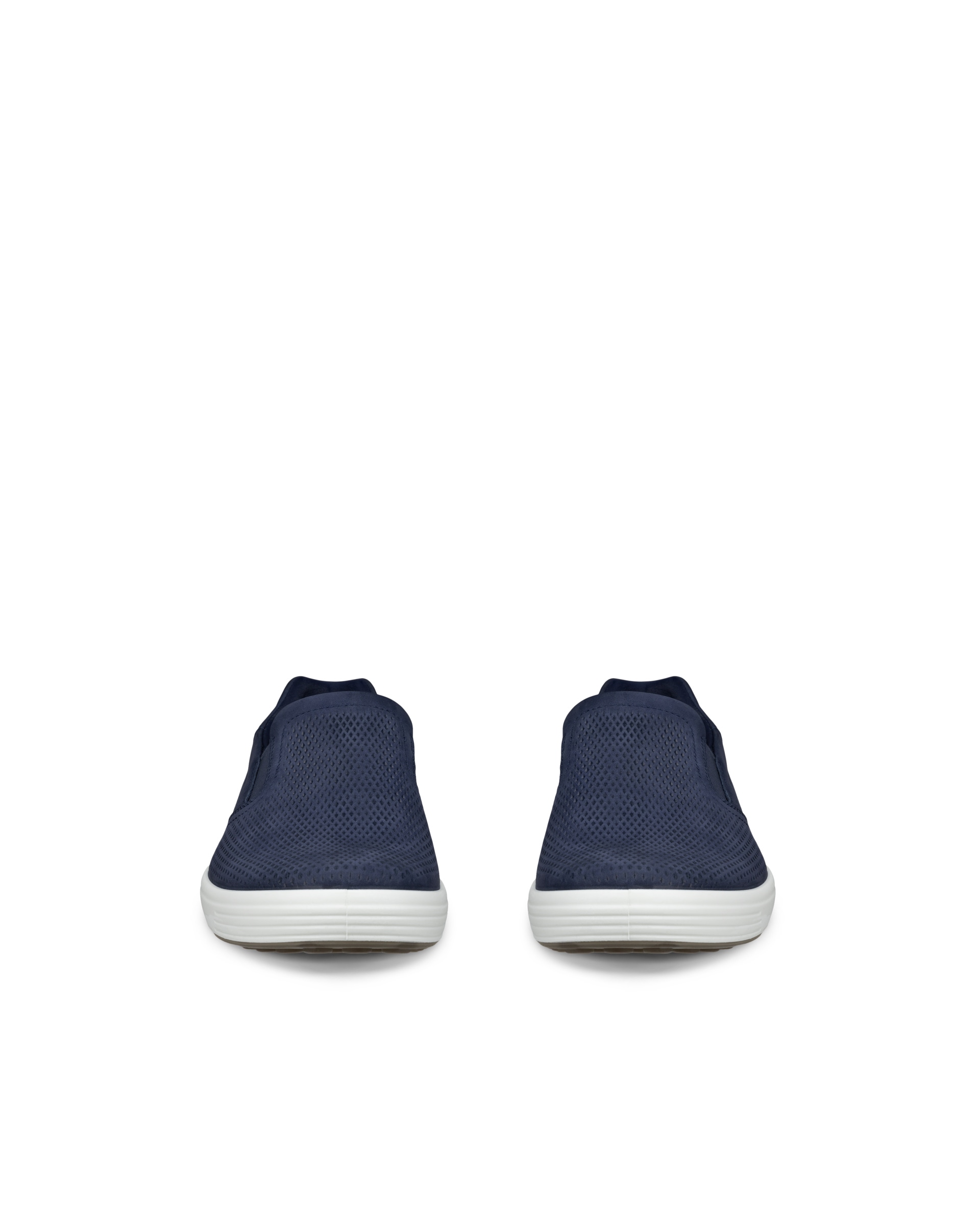 Pánské nubukové tenisky ECCO® Soft 7 - Modrá - Front pair